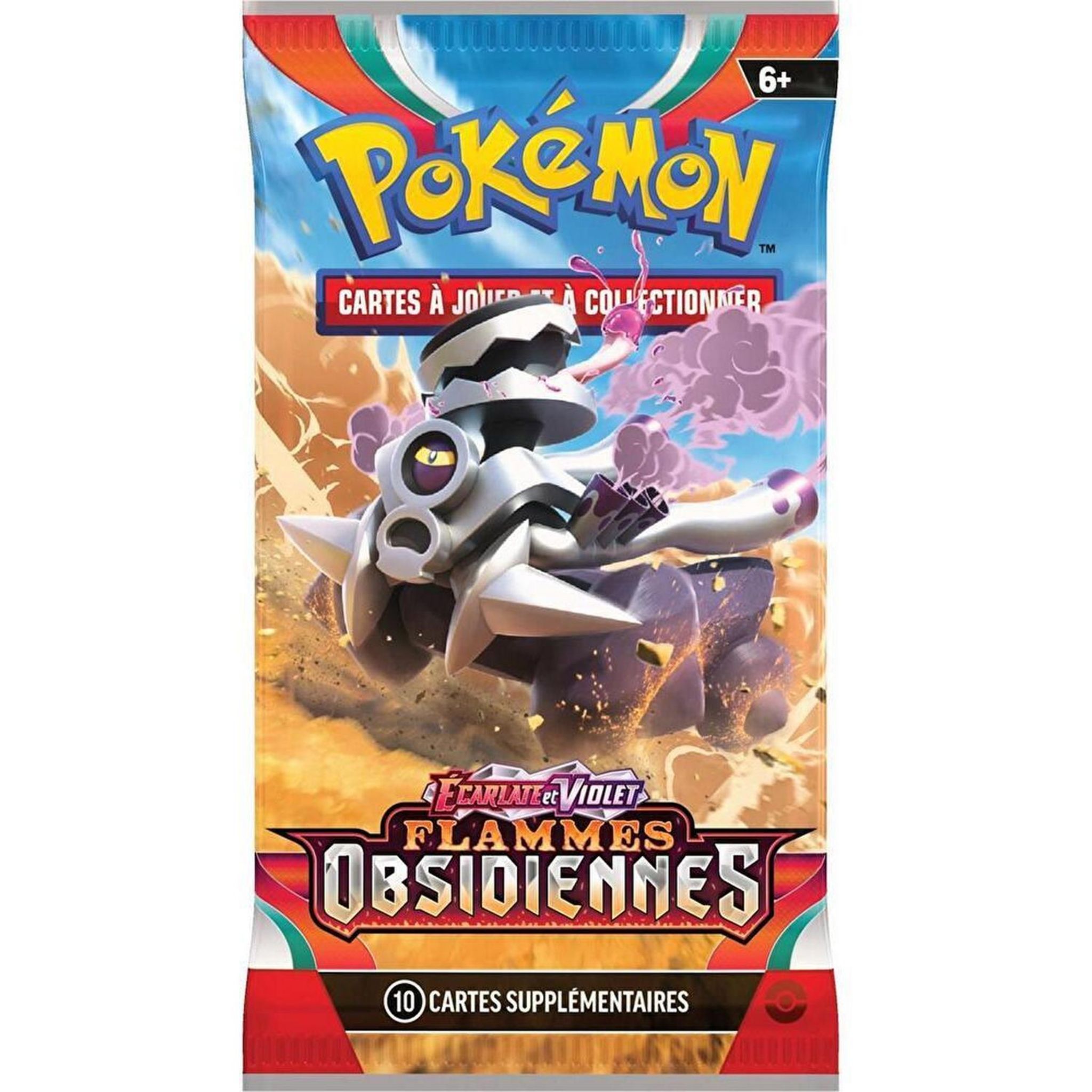 Voir la diapositive 3 : POKEMON Booster cartes Pokémon  Écarlate et Violet Flammes Obsidiennes Évolution 3