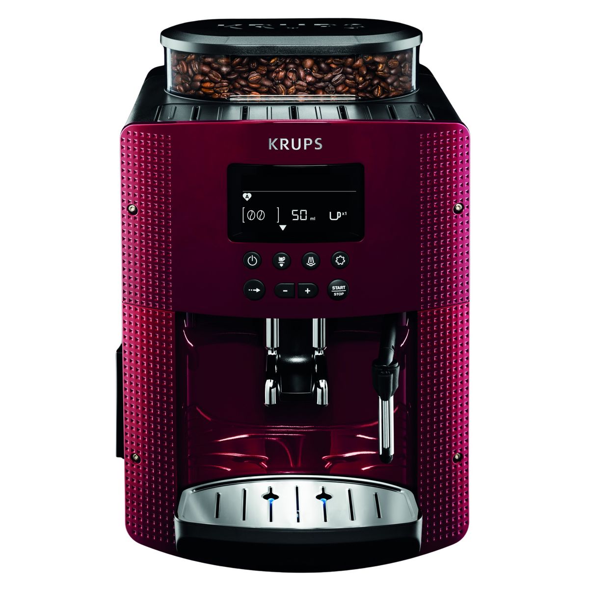 KRUPS Expresso avec broyeur à grains EA815570 - Rouge