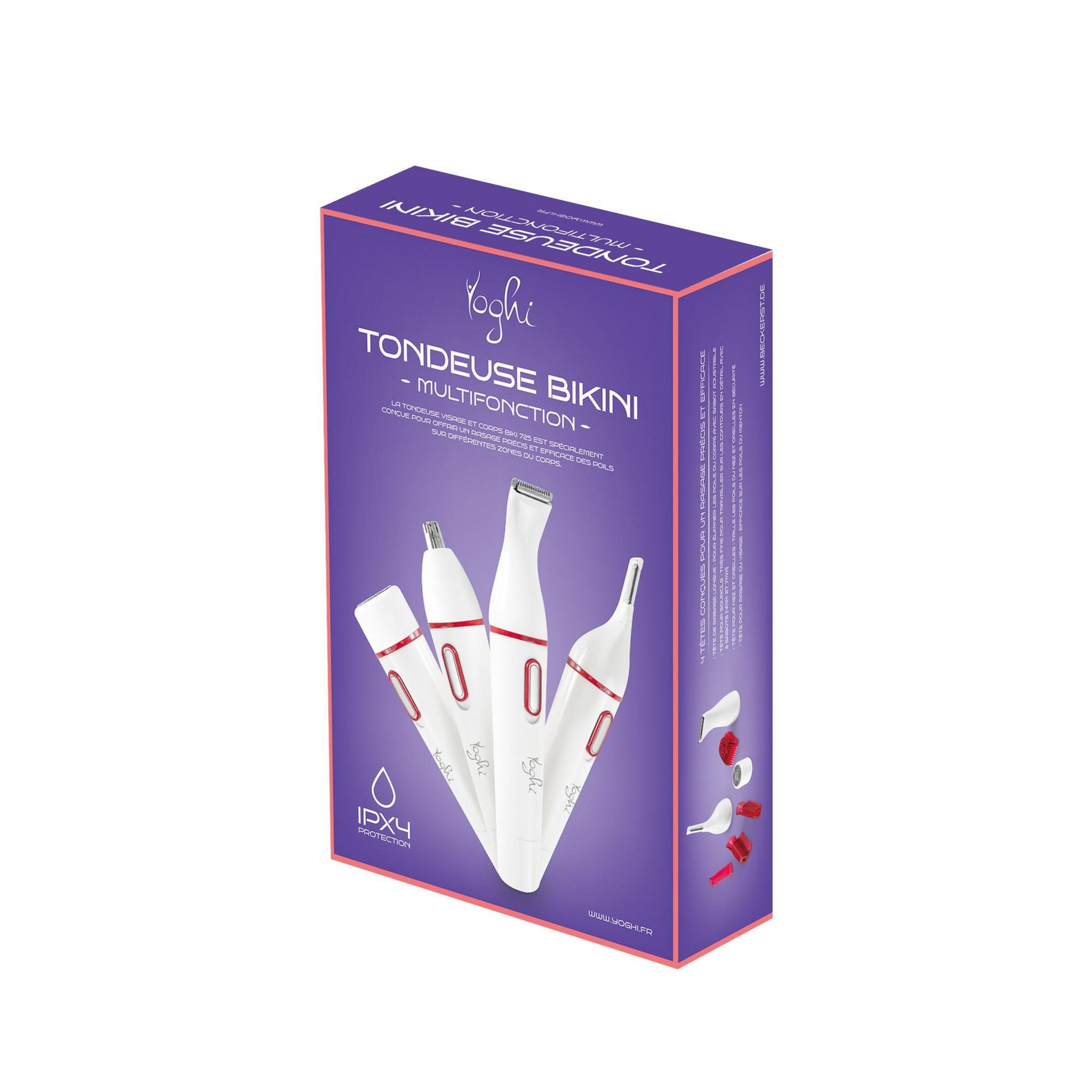 Voir la diapositive 5 : YOGHI Tondeuse bikini multifonction BIKI725 - Blanc