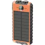 BIGBEN Batterie de secours solaire 10 000mAh - Orange et Noir