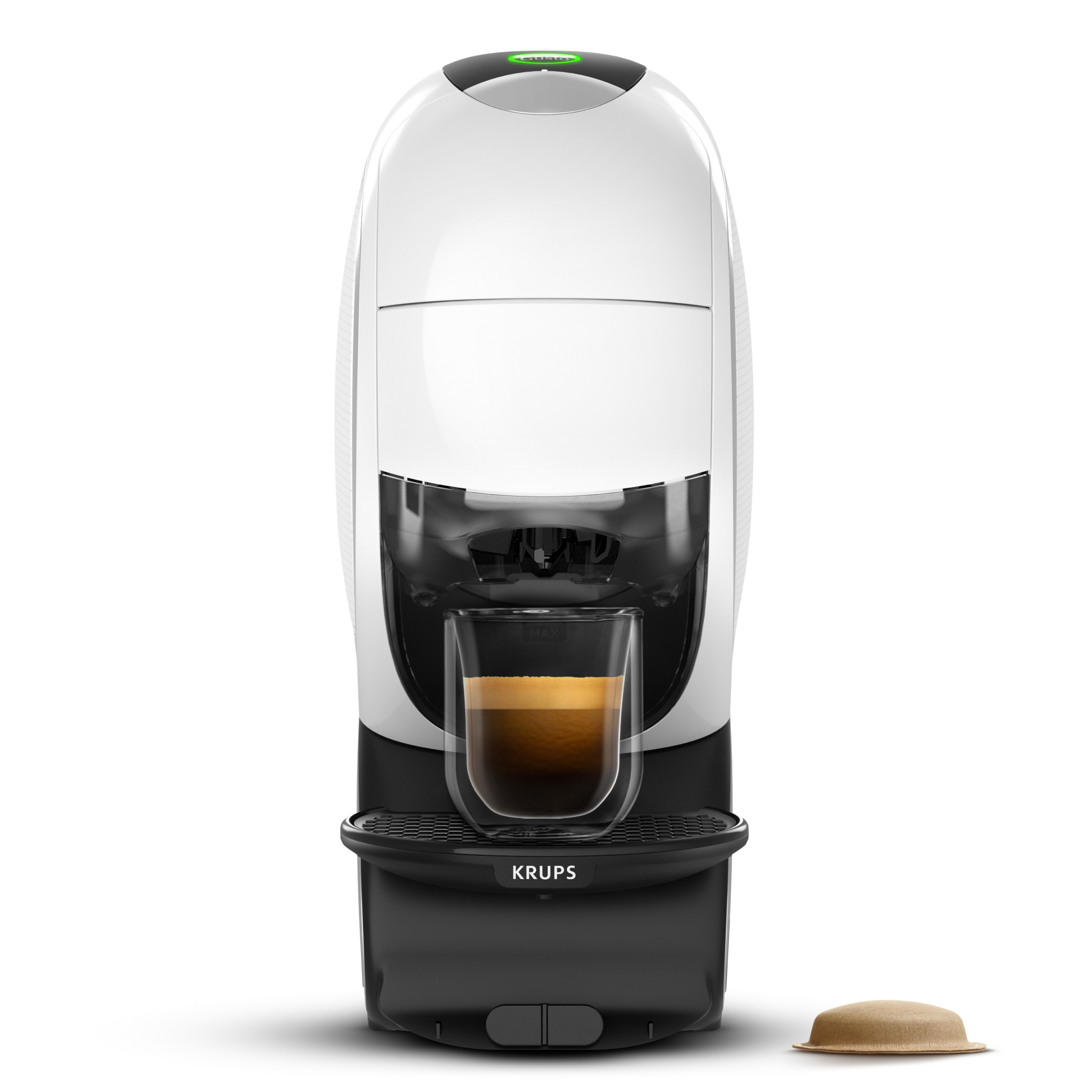 Voir la diapositive 2 : KRUPS Cafetière à dosettes Dolce Gusto multiboisson NEO KP850110 - Blanc