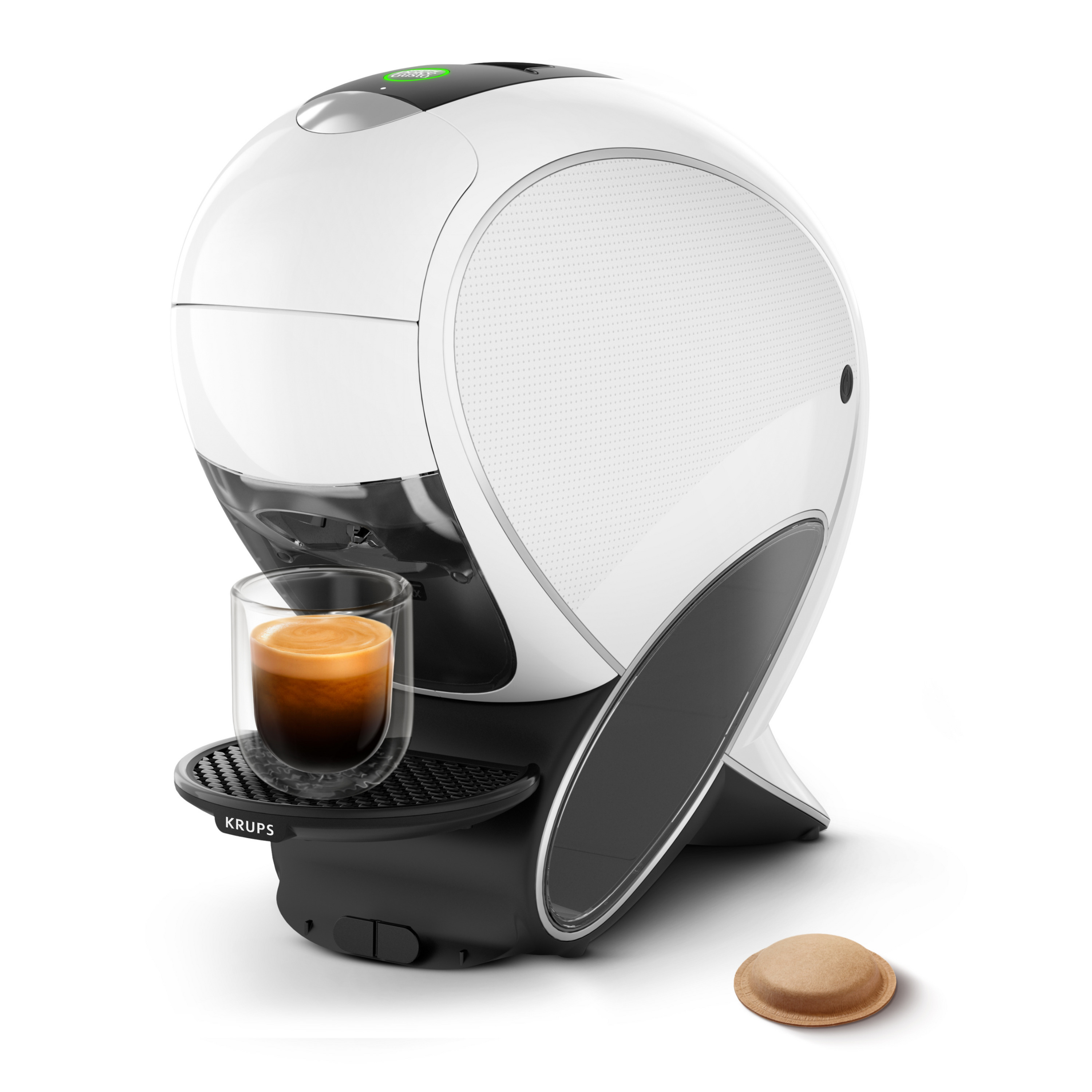 Voir la diapositive 10 : KRUPS Cafetière à dosettes Dolce Gusto multiboisson NEO KP850110 - Blanc