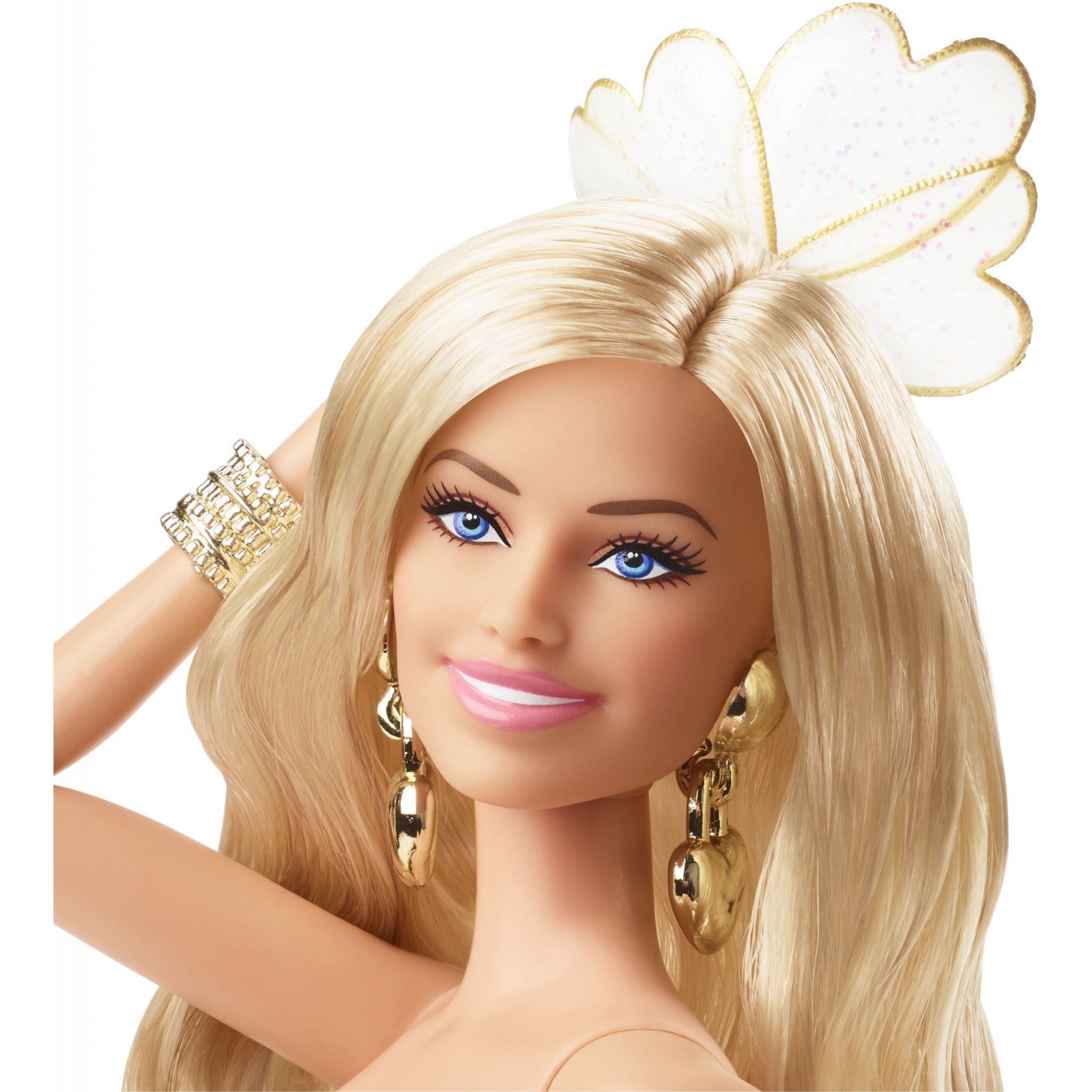 Voir la diapositive 4 : MATTEL Poupée Barbie Le Film - Combinaison Disco dorée