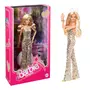MATTEL Poupée Barbie Le Film - Combinaison Disco dorée