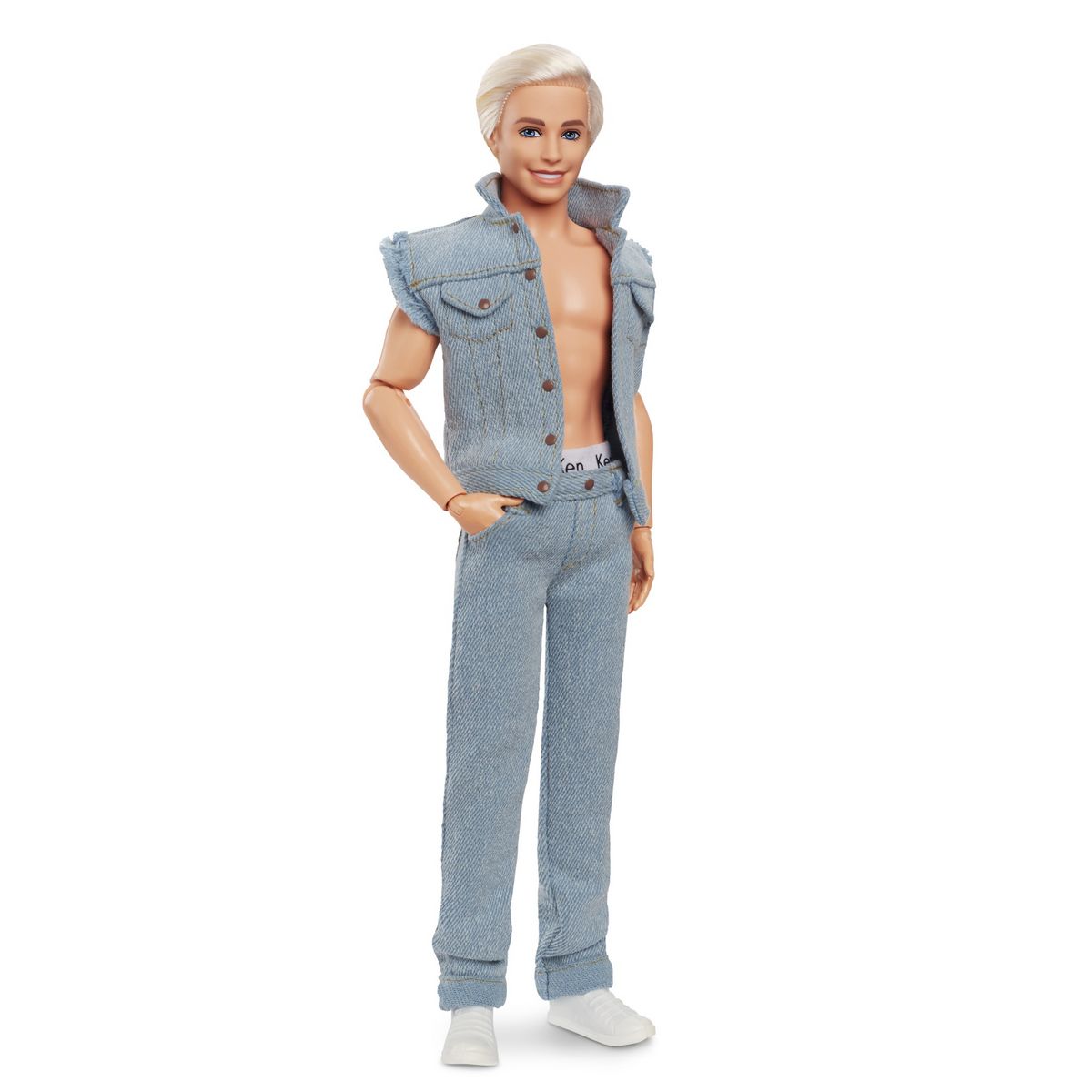 MATTEL Poupée Barbie Le film - Ken tenue en Jean