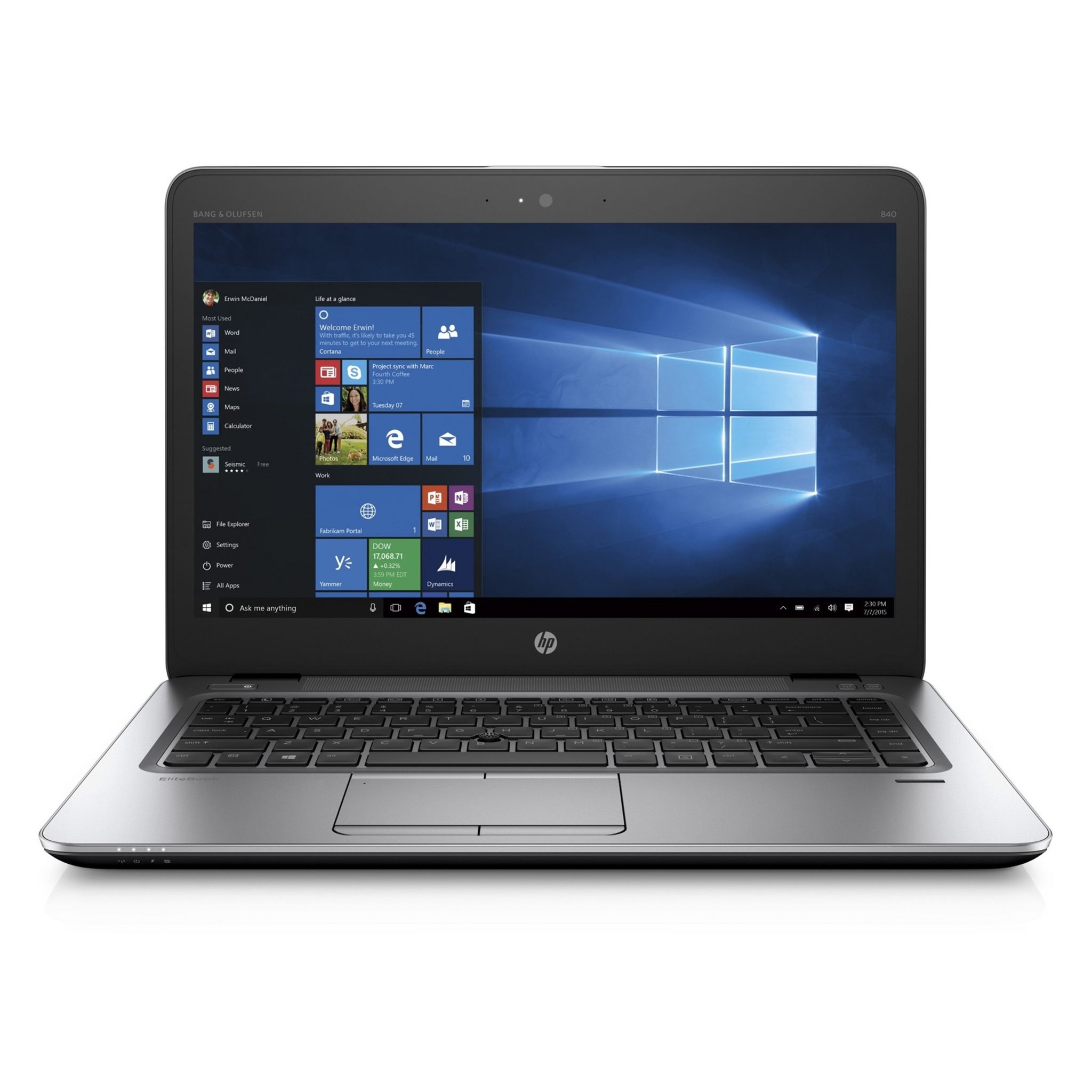Voir la diapositive 1 : HP Ordinateur portable ELITEBOOK 840 14P Reconditionné grade B