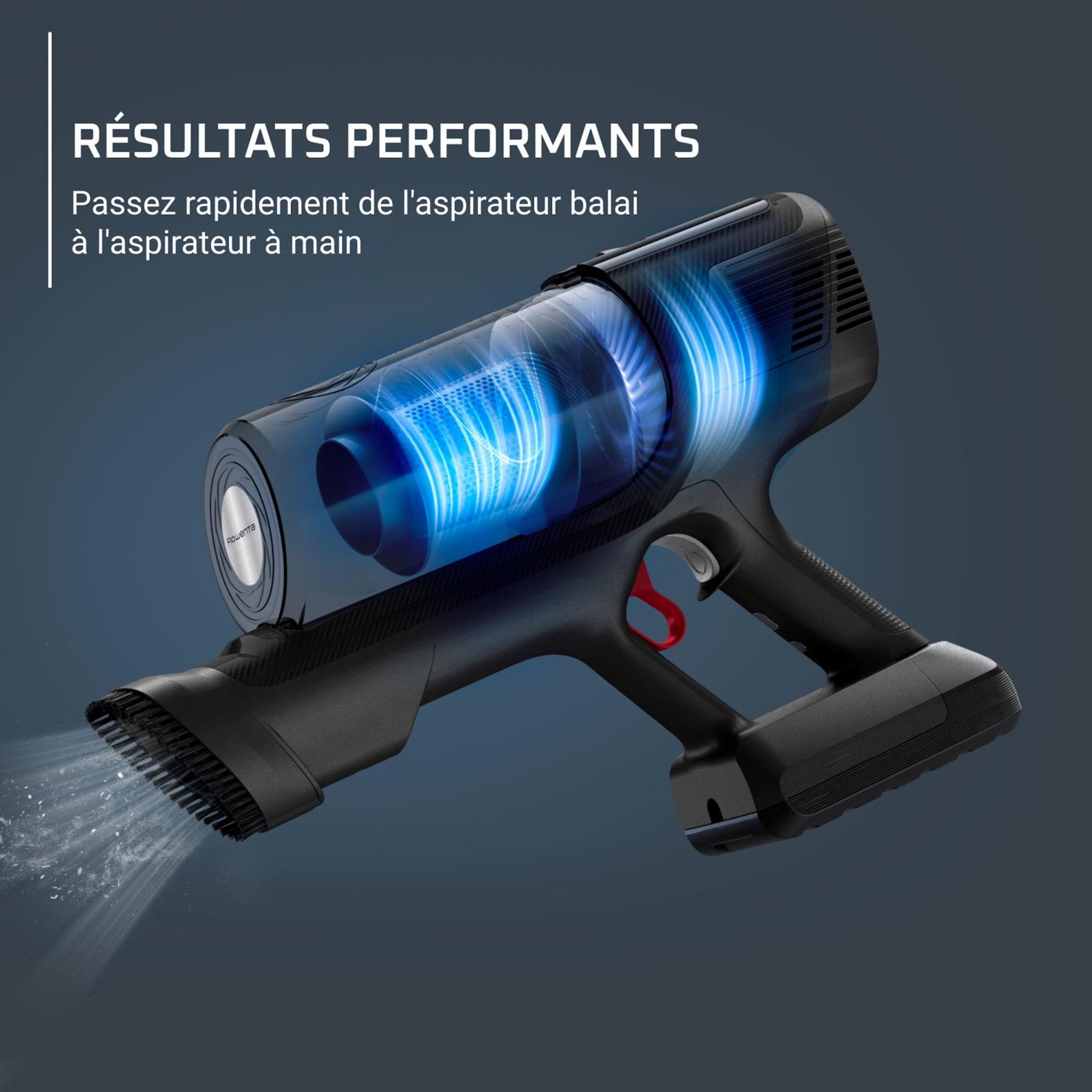 Voir la diapositive 8 : ROWENTA Aspirateur balai multifonction RH6876 6.60 - Gris