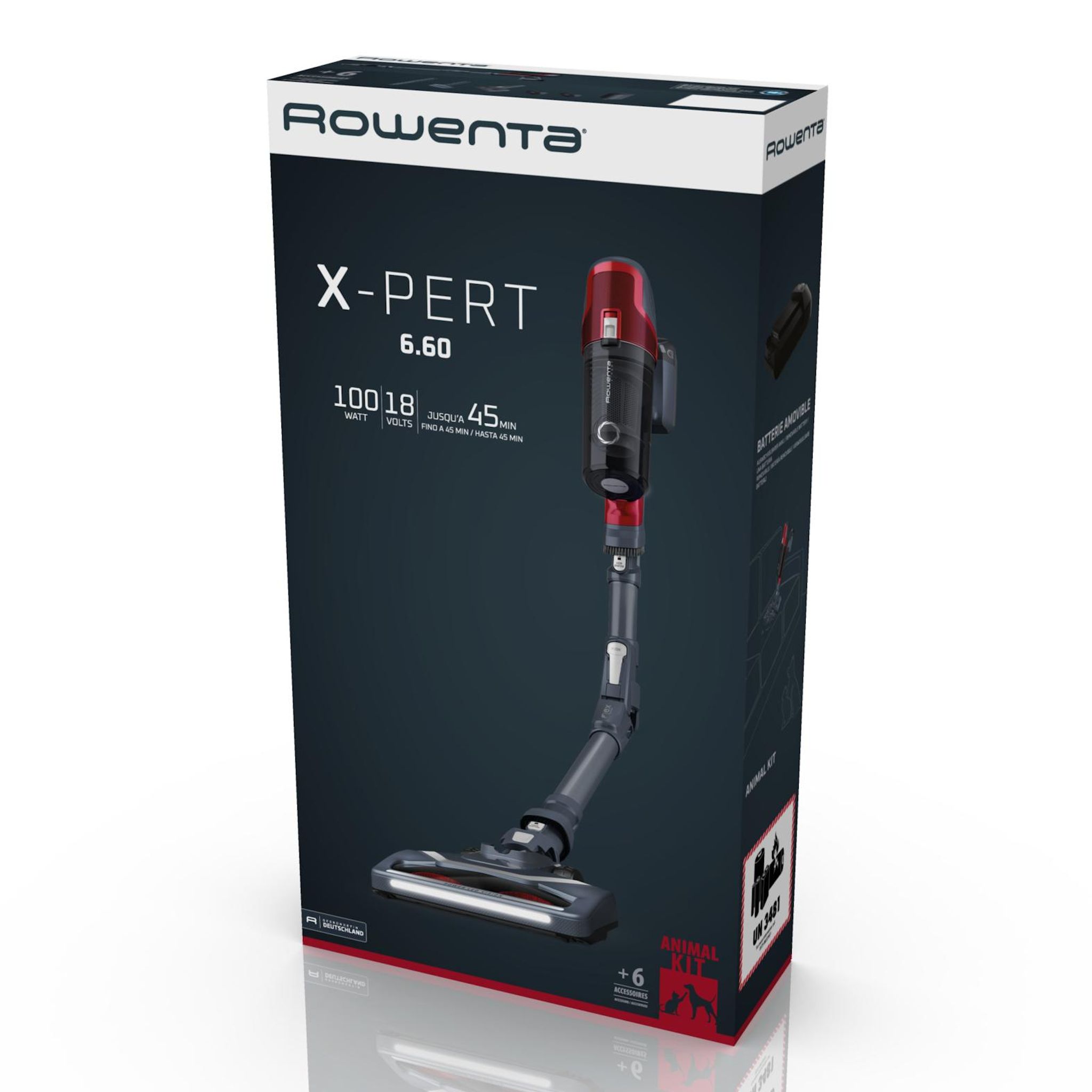 Voir la diapositive 10 : ROWENTA Aspirateur balai multifonction RH6876 6.60 - Gris