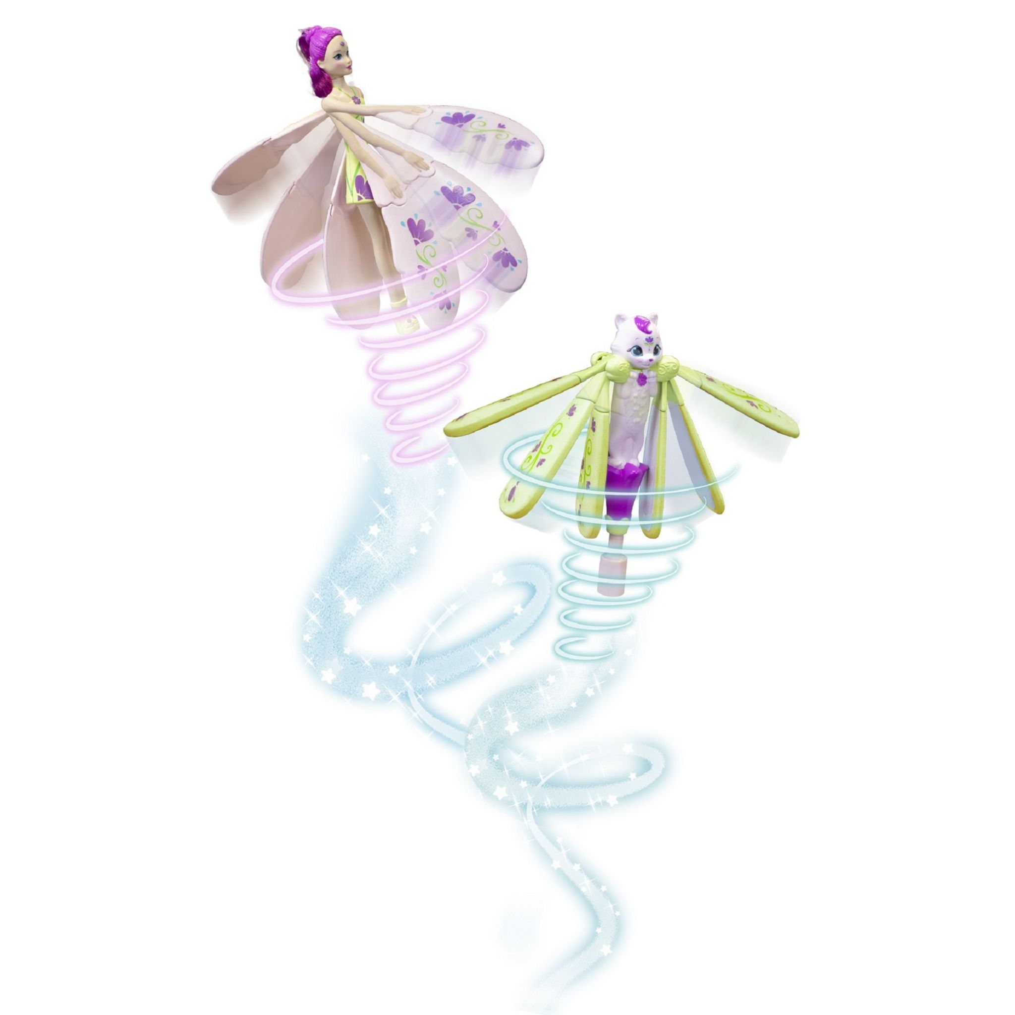 Voir la diapositive 2 : LANSAY Poupée volante Félicia et son chat