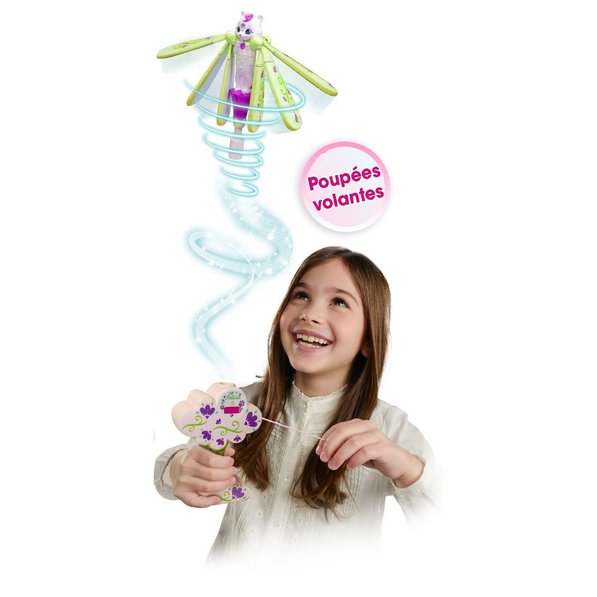 LANSAY Poupée volante Félicia et son chat