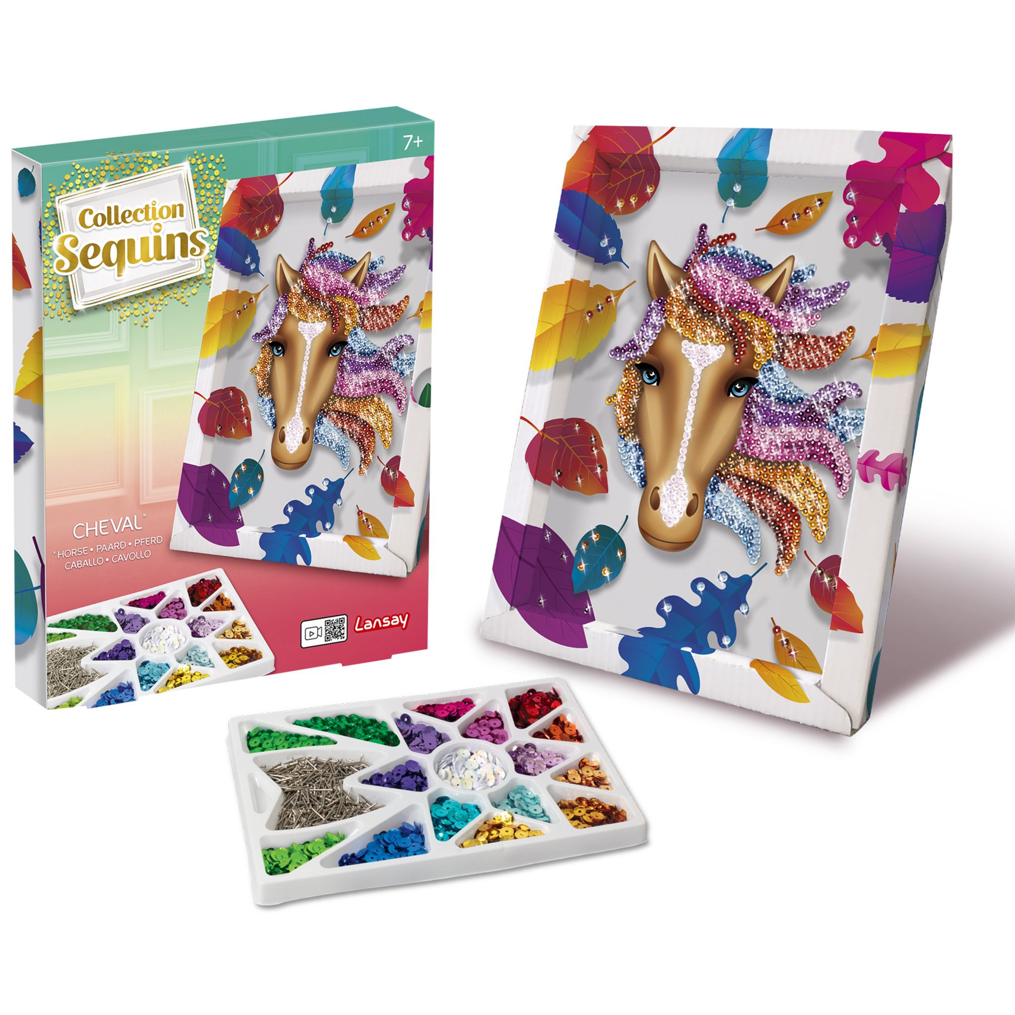 Voir la diapositive 2 : SYCOMORE Collection Sequins cheval