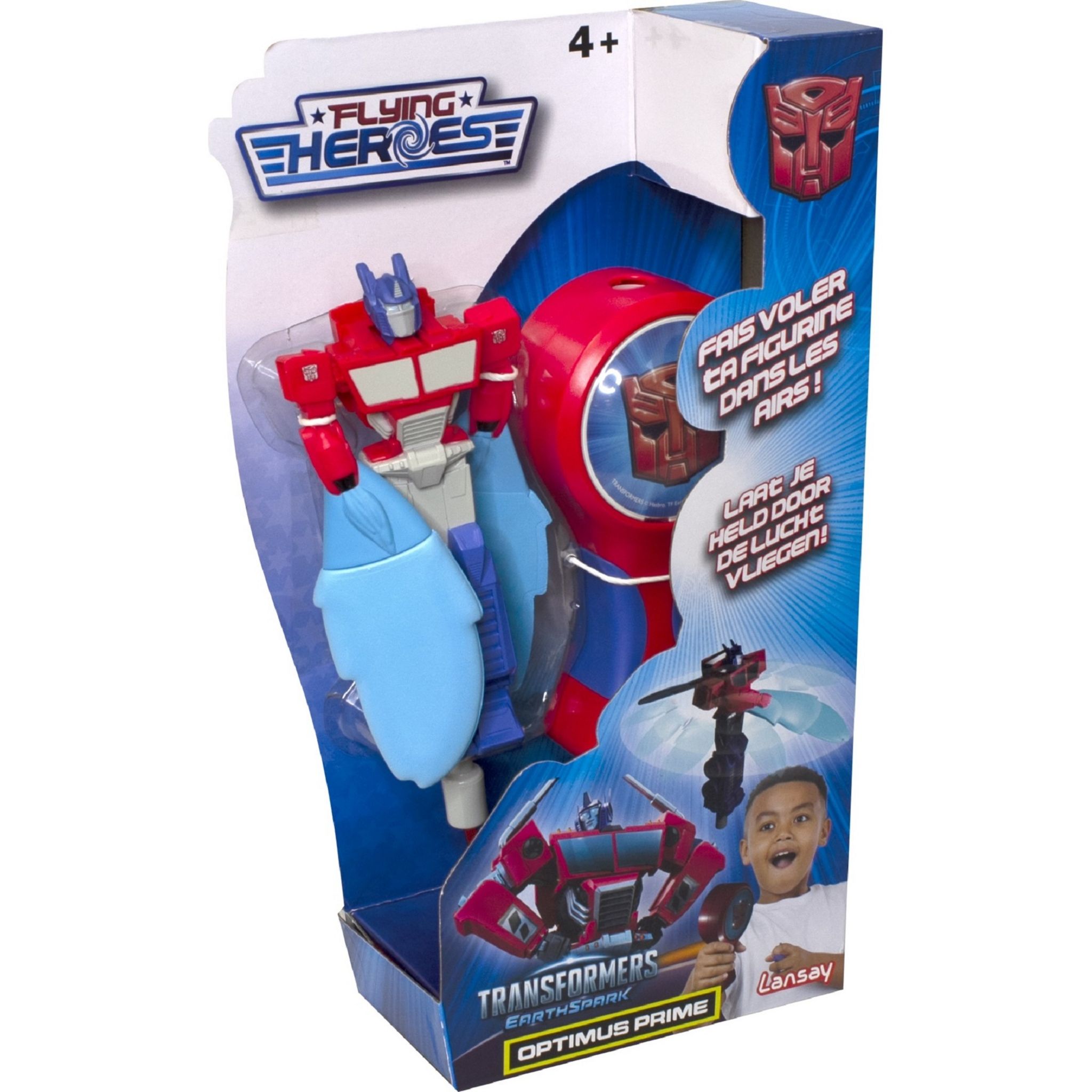 Voir la diapositive 4 : LANSAY Figurine Flying Heroes Transformers Optimus Prime