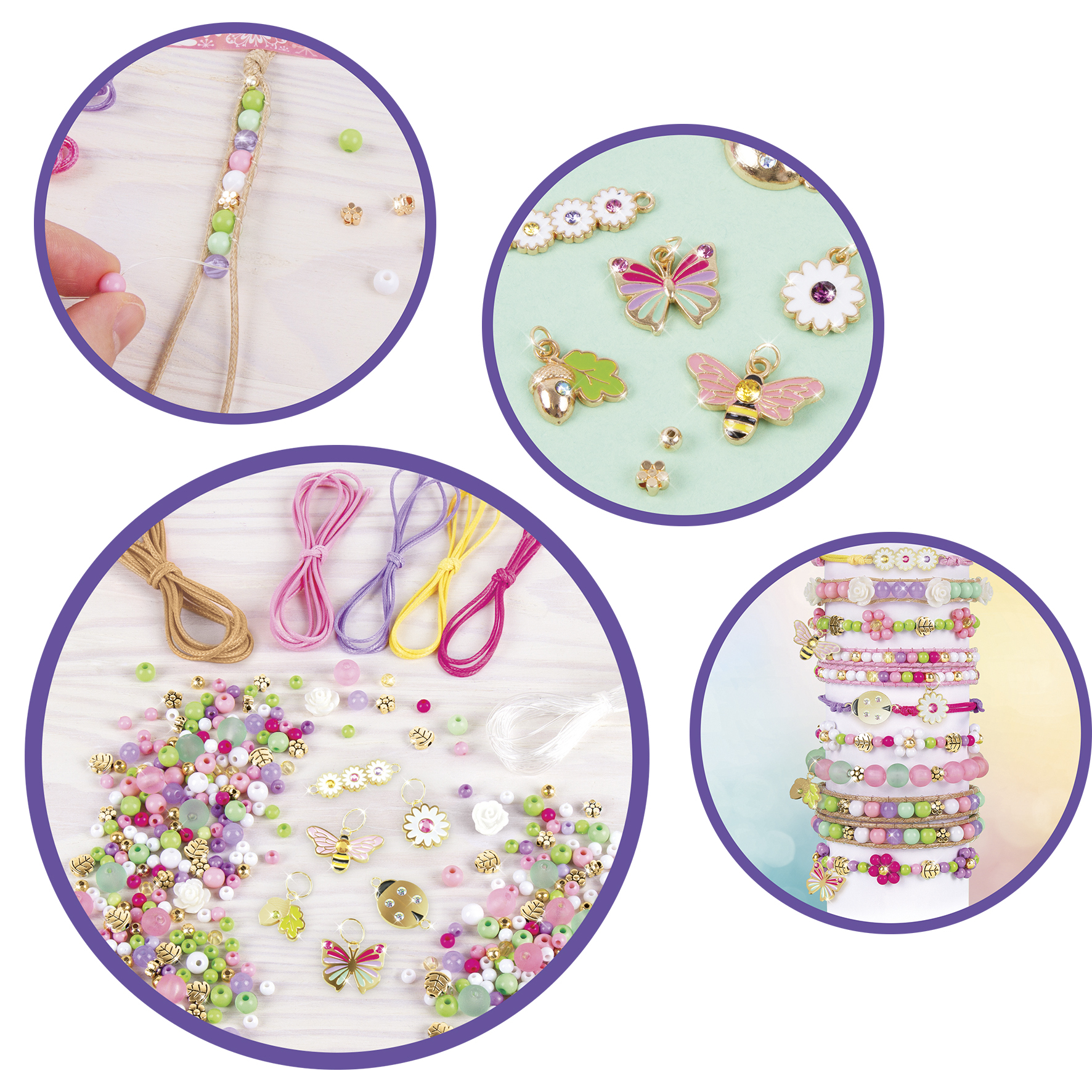 Voir la diapositive 3 : MAKE IT REAL Coffret bijoux cristaux de rêve nature