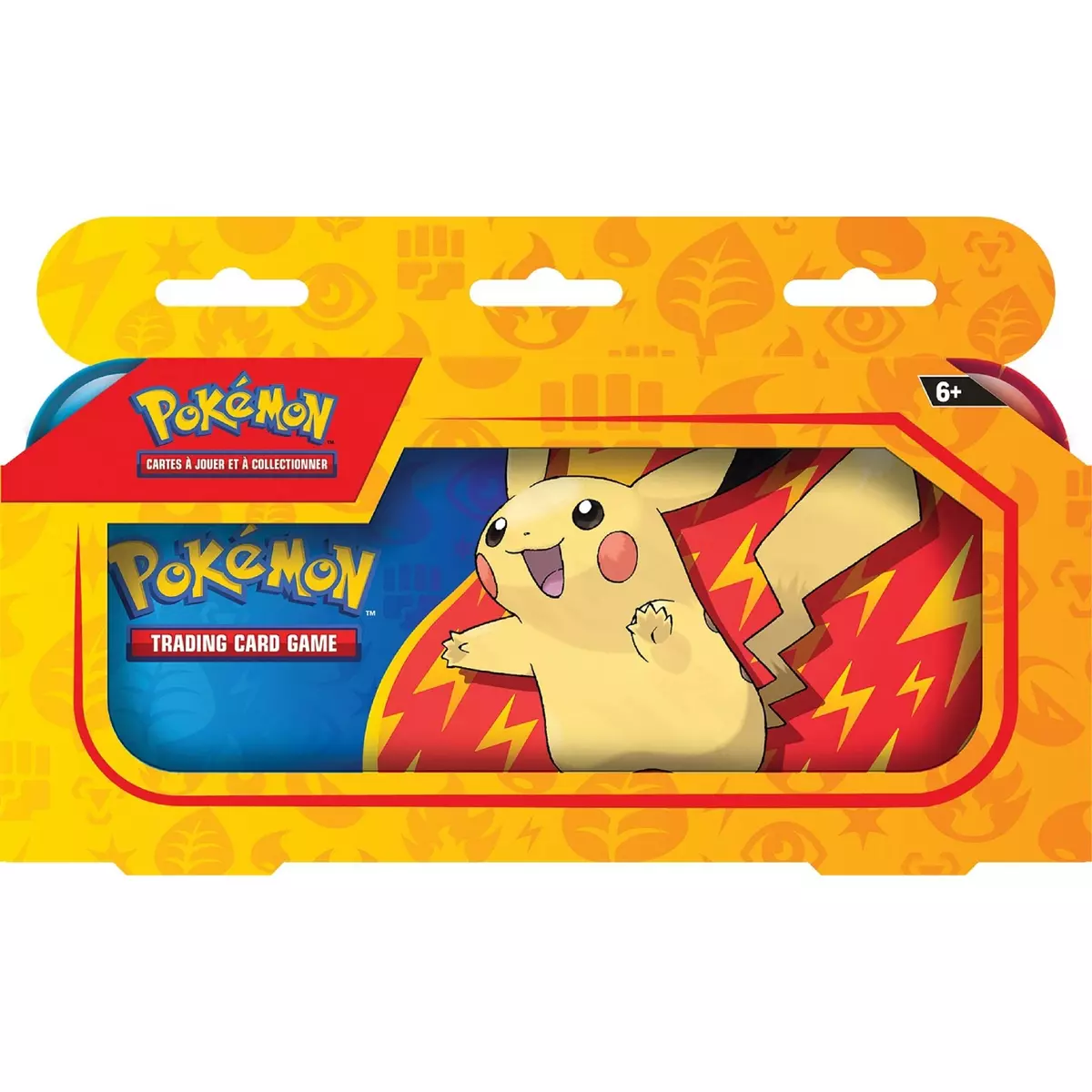 POKEMON Coffret 2 Booster cartes Pokémon + Plumier Pikachu