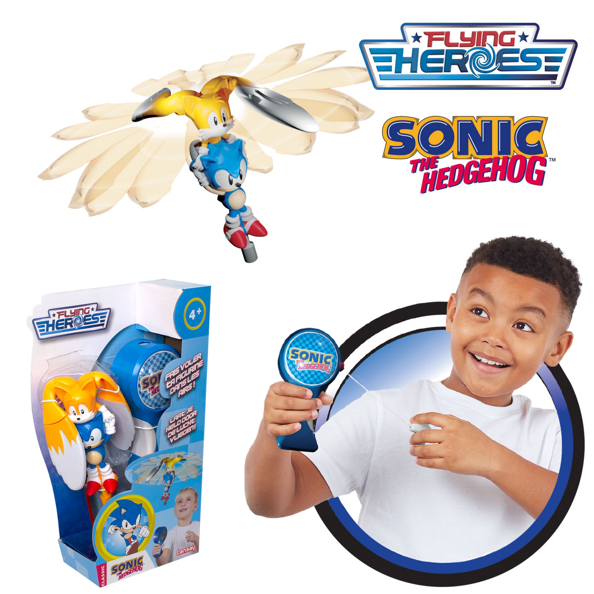 Voir la diapositive 2 : LANSAY Figurine Flying heroes Sonic