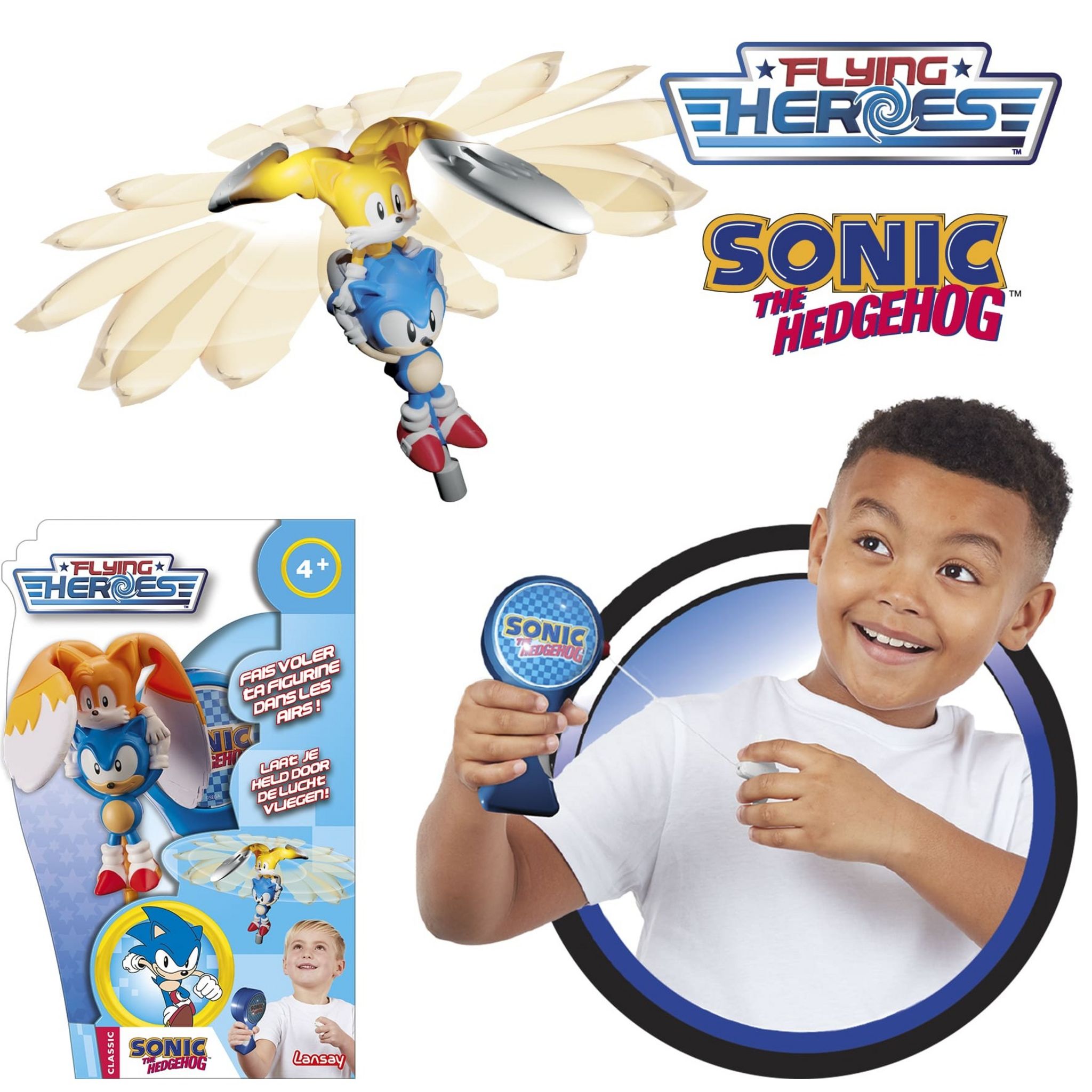 Voir la diapositive 3 : LANSAY Figurine Flying heroes Sonic
