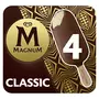 MAGNUM Bâtonnet glacé classic vanille chocolat au lait 4 pièces 300g