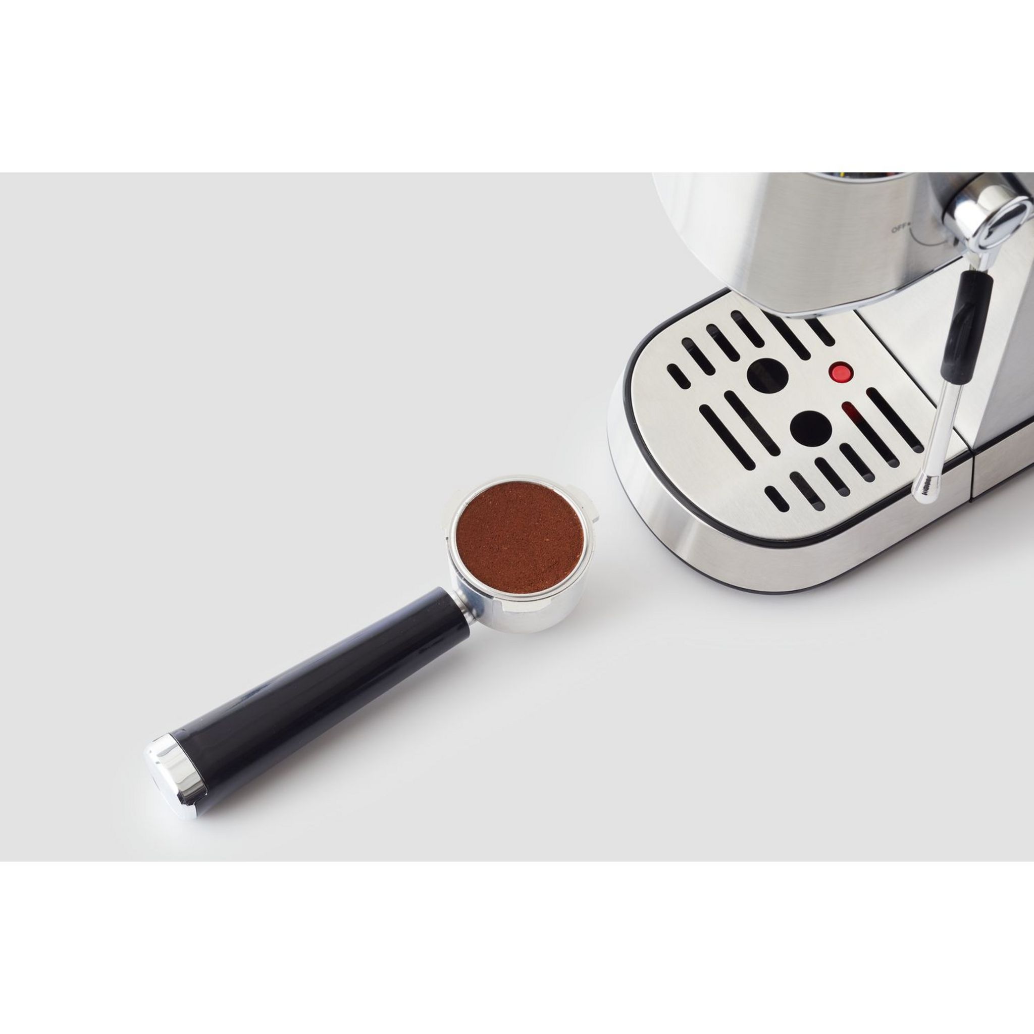 Voir la diapositive 8 : QILIVE Machine à café espresso manuelle compacte Q.5164 - Gris