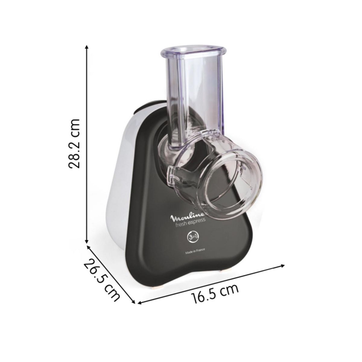 MOULINEX Hachoir Fresh Express 3 en 1 DJ753B10 - Gris