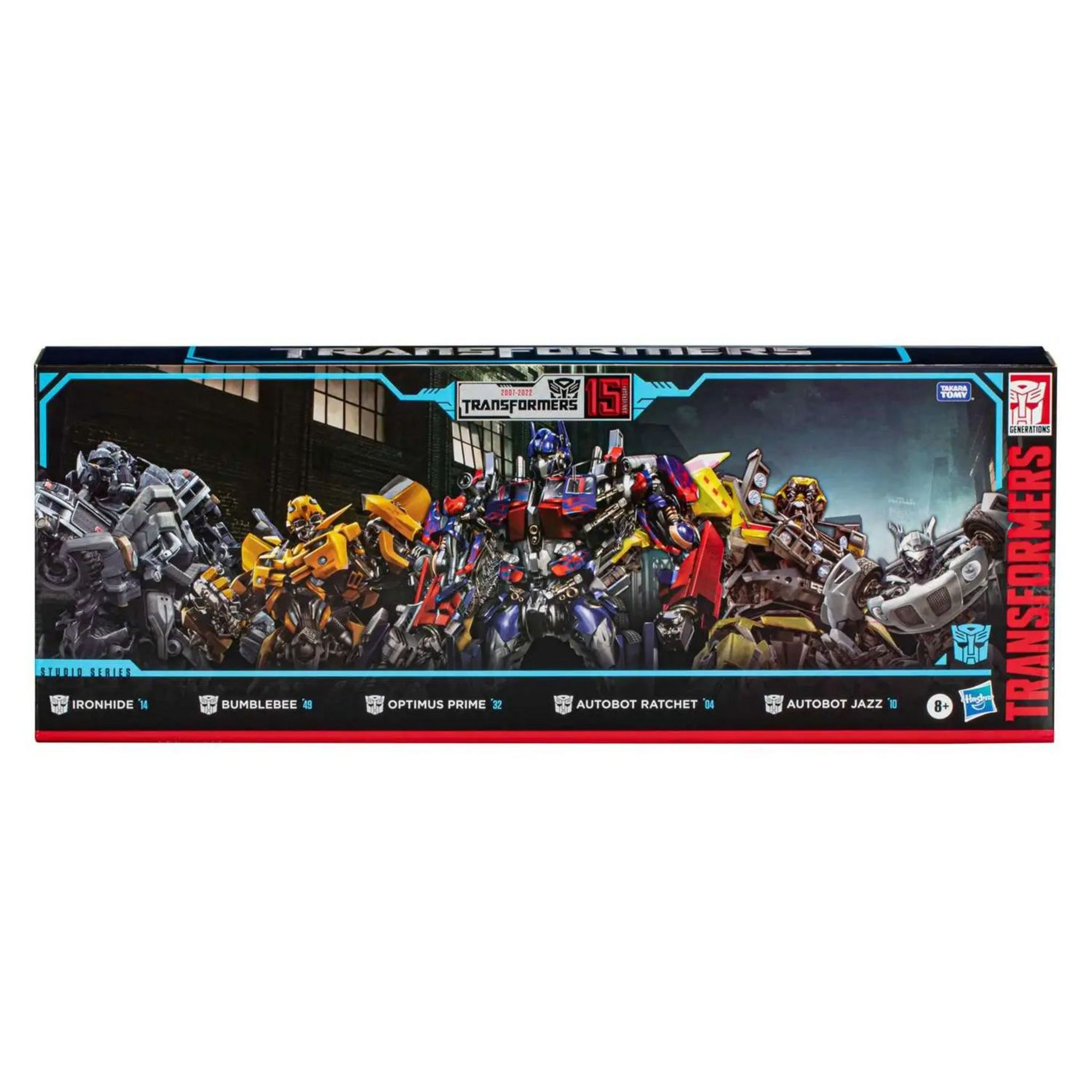 Voir la diapositive 3 : HASBRO Coffret de 5 figurines articulées Transformers Studio Séries