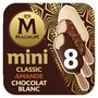 Voir la diapositive 2 : MAGNUM Mini bâtonnets glacés classic amande et chocolat blanc 8 pièces 356g
