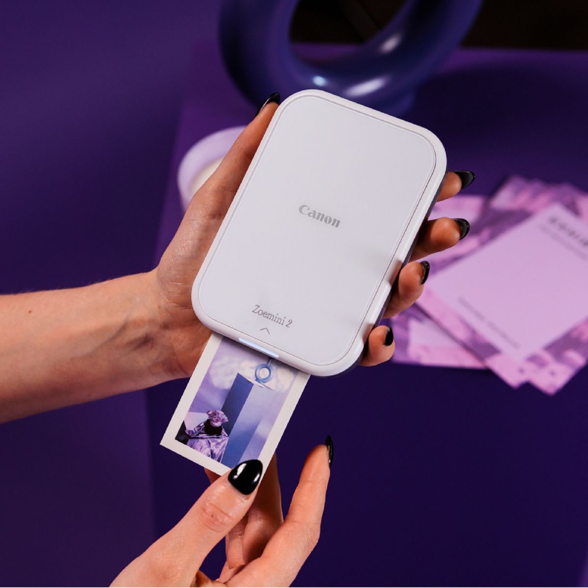 CANON Imprimante photo portable Canon  Zoemini 2 -  Blanc perle