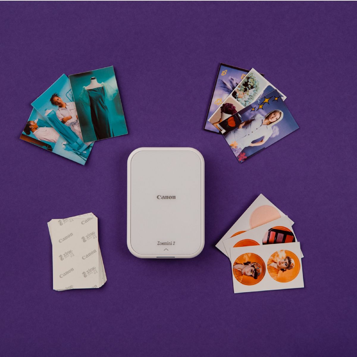 CANON Imprimante photo portable Canon  Zoemini 2 -  Blanc perle