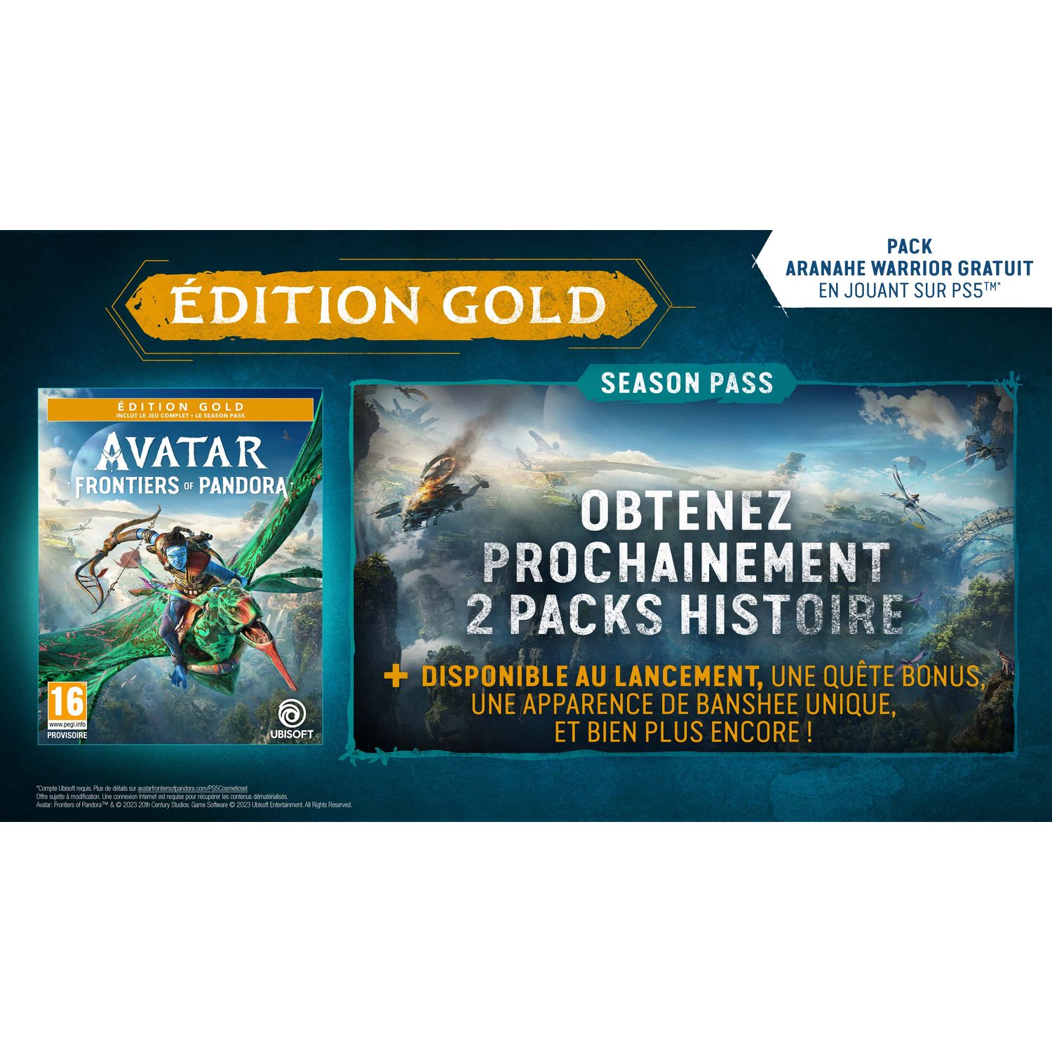 Voir la diapositive 2 : Avatar: Frontiers of Pandora - Gold Edition Xbox Series X