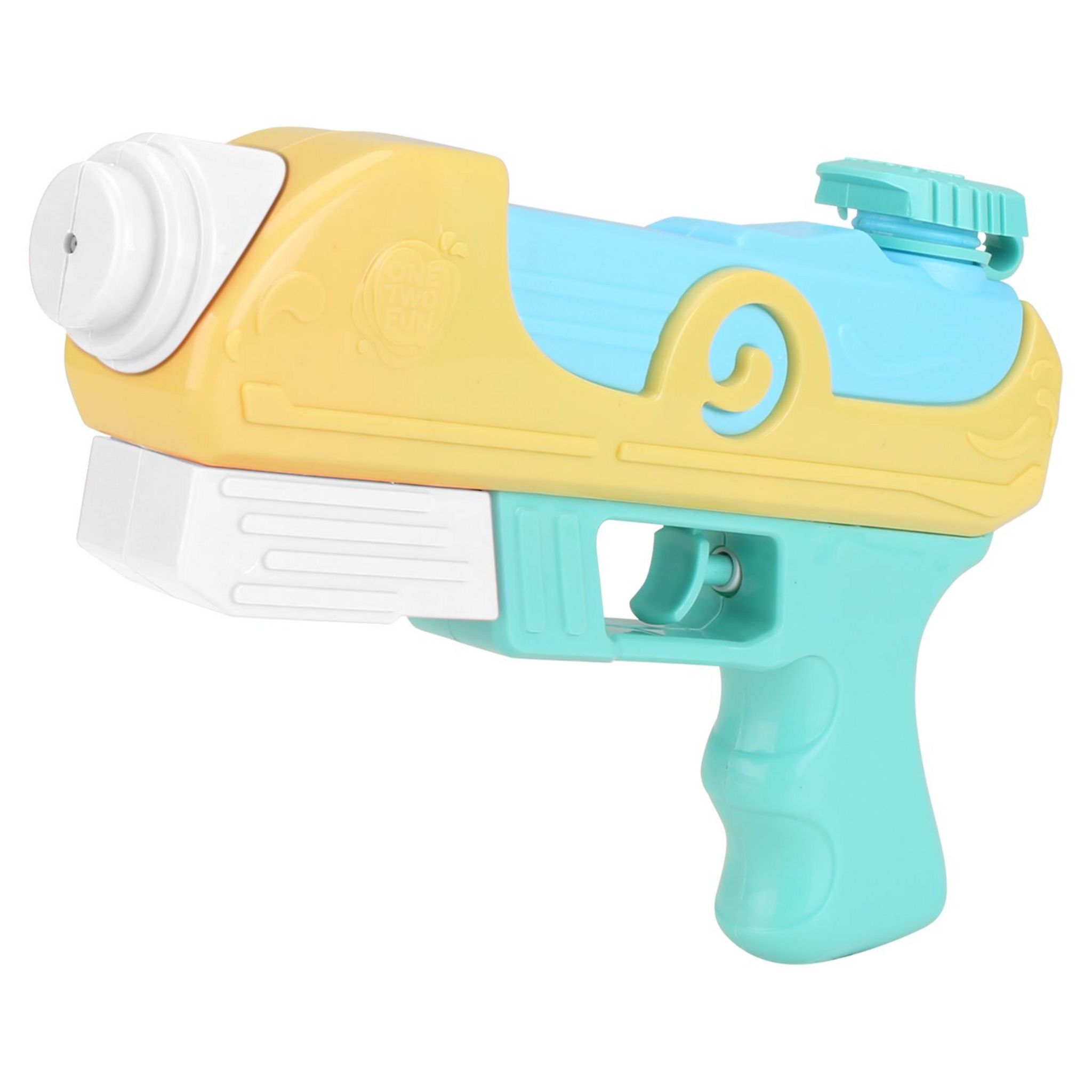 ONE TWO FUN Pistolet à eau 20cm - Rose ou Jaune