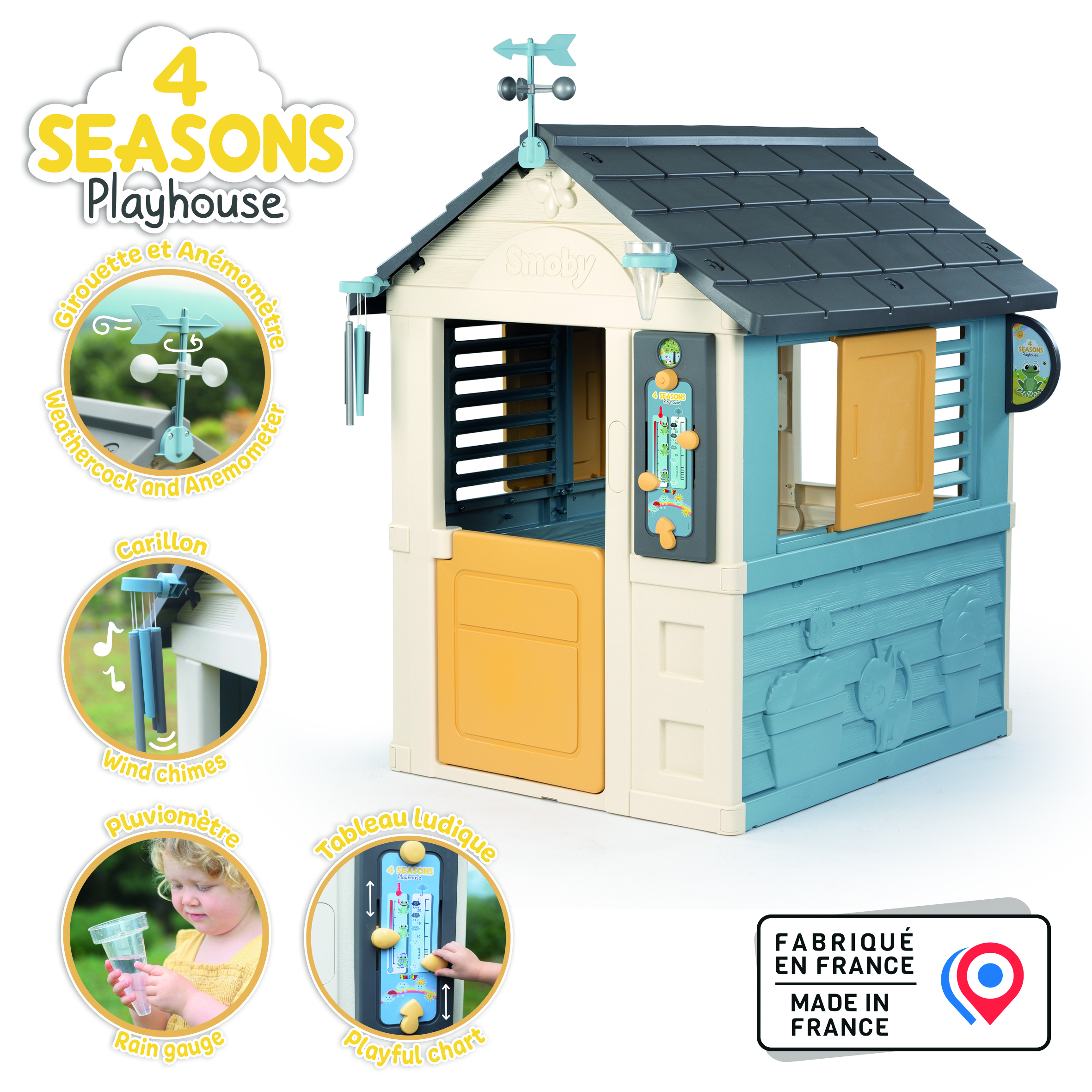 Voir la diapositive 2 : SMOBY Maison 4 Seasons