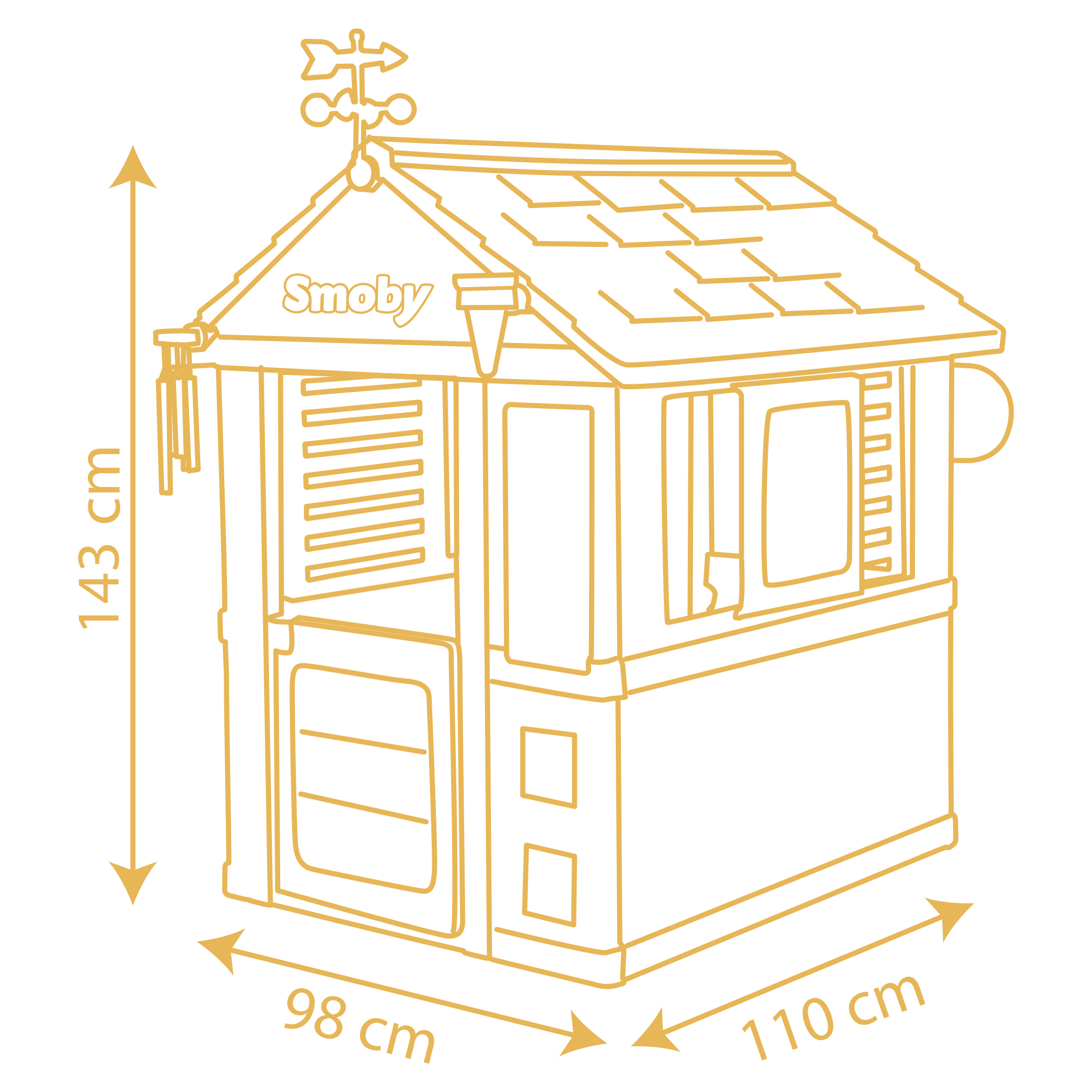 Voir la diapositive 6 : SMOBY Maison 4 Seasons