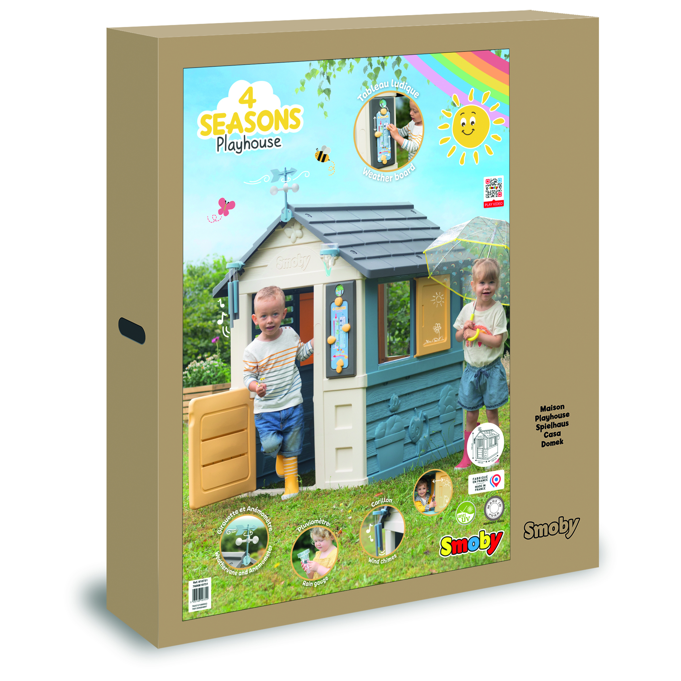 Voir la diapositive 7 : SMOBY Maison 4 Seasons