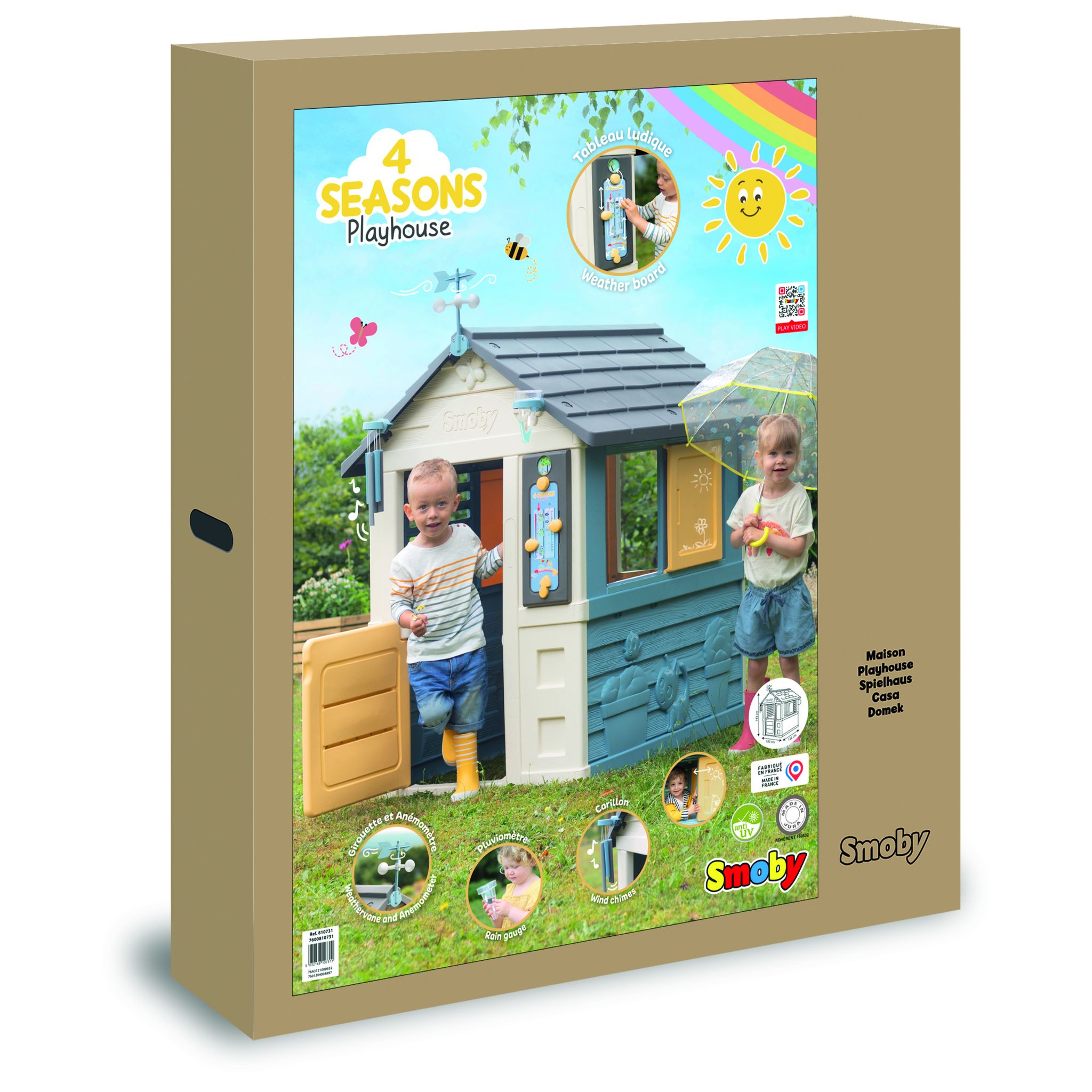 Voir la diapositive 7 : SMOBY Maison 4 Seasons