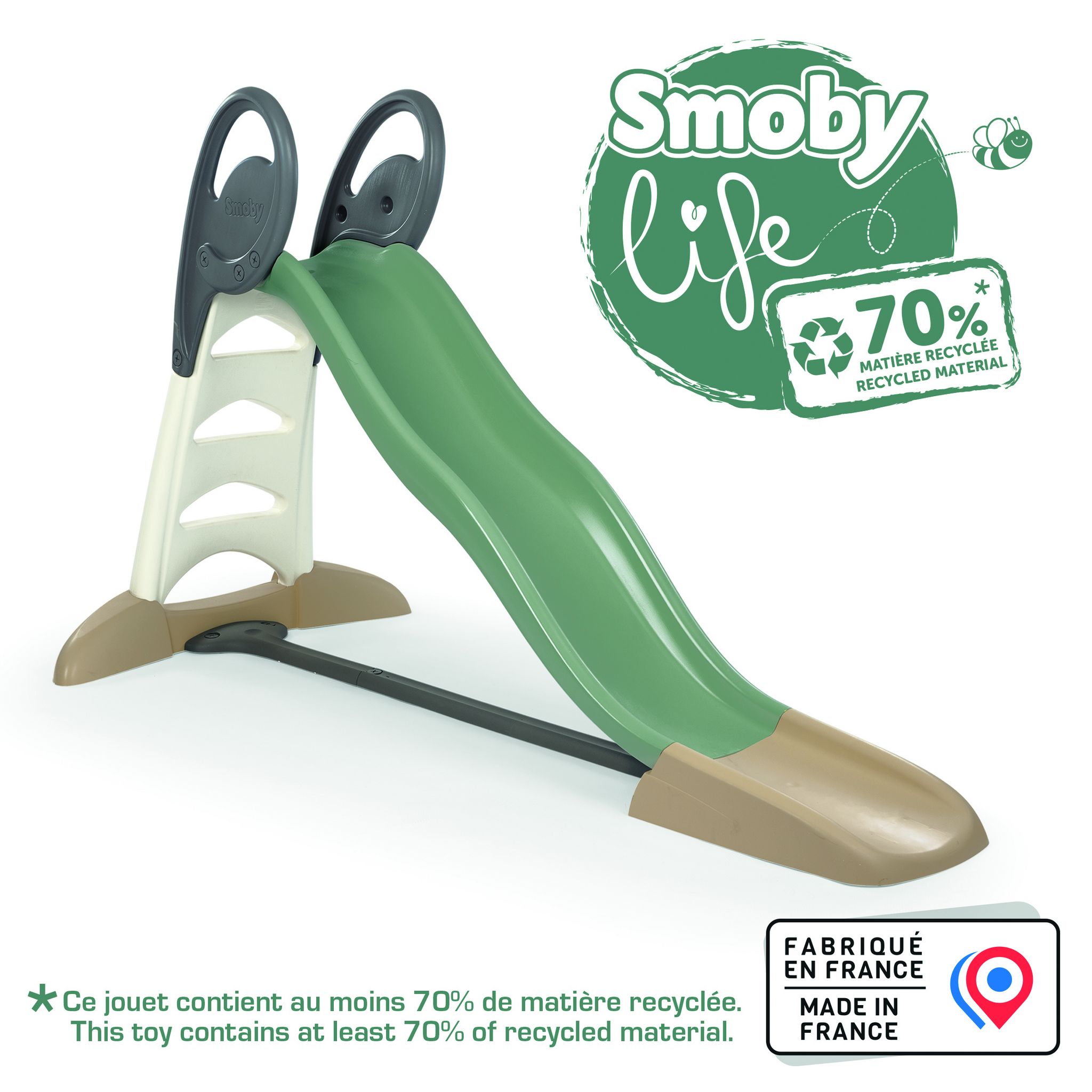 Voir la diapositive 2 : SMOBY Life Toboggan XL Green