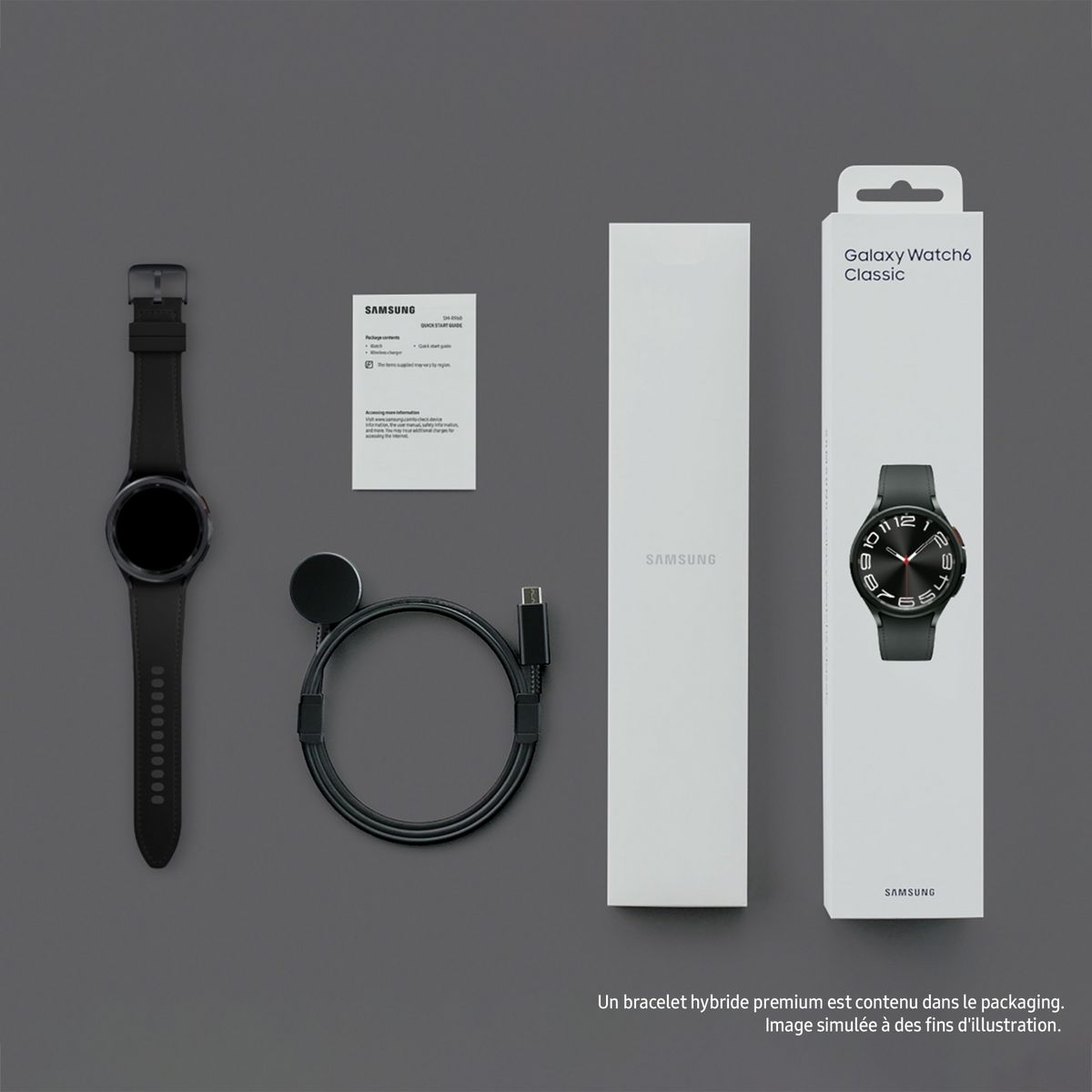 SAMSUNG Montre connectée Watch 6 Classic 43MM - Noir