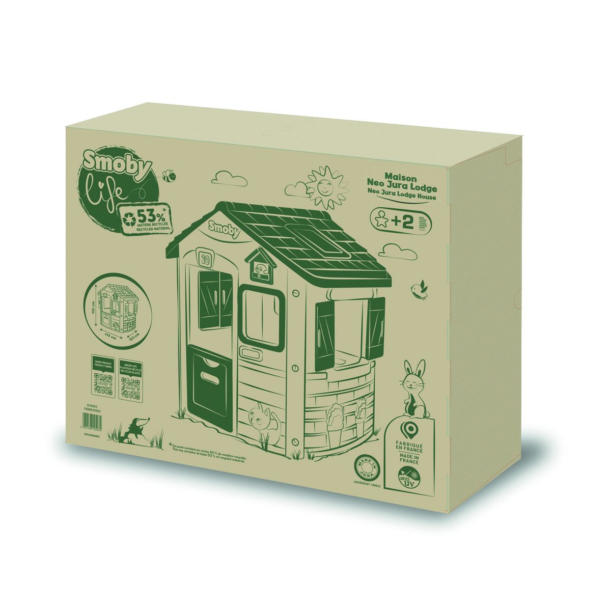 SMOBY Maison Jura Lodge Green