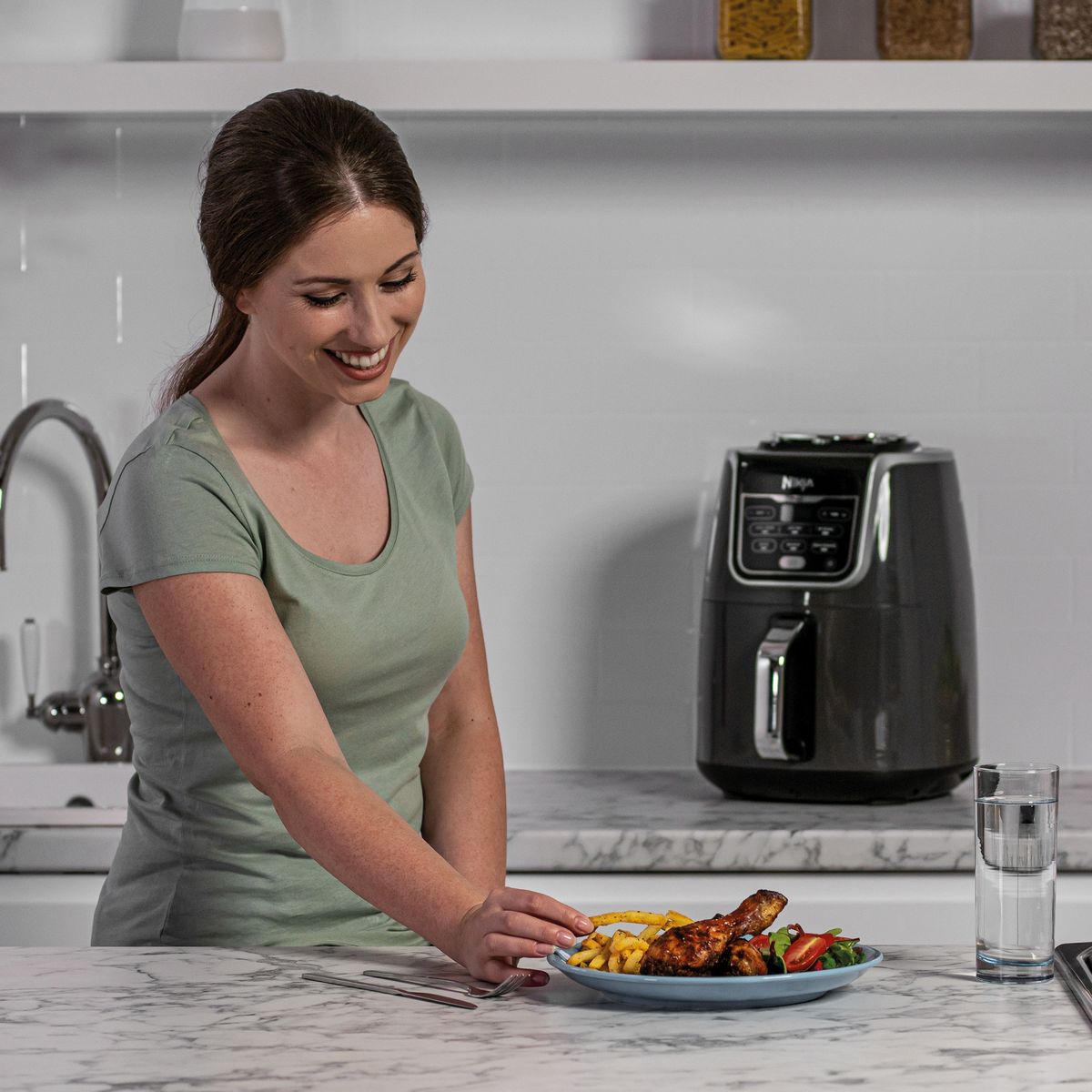 NINJA Friteuse électrique sans huile à air chaud AF160EU - Noir