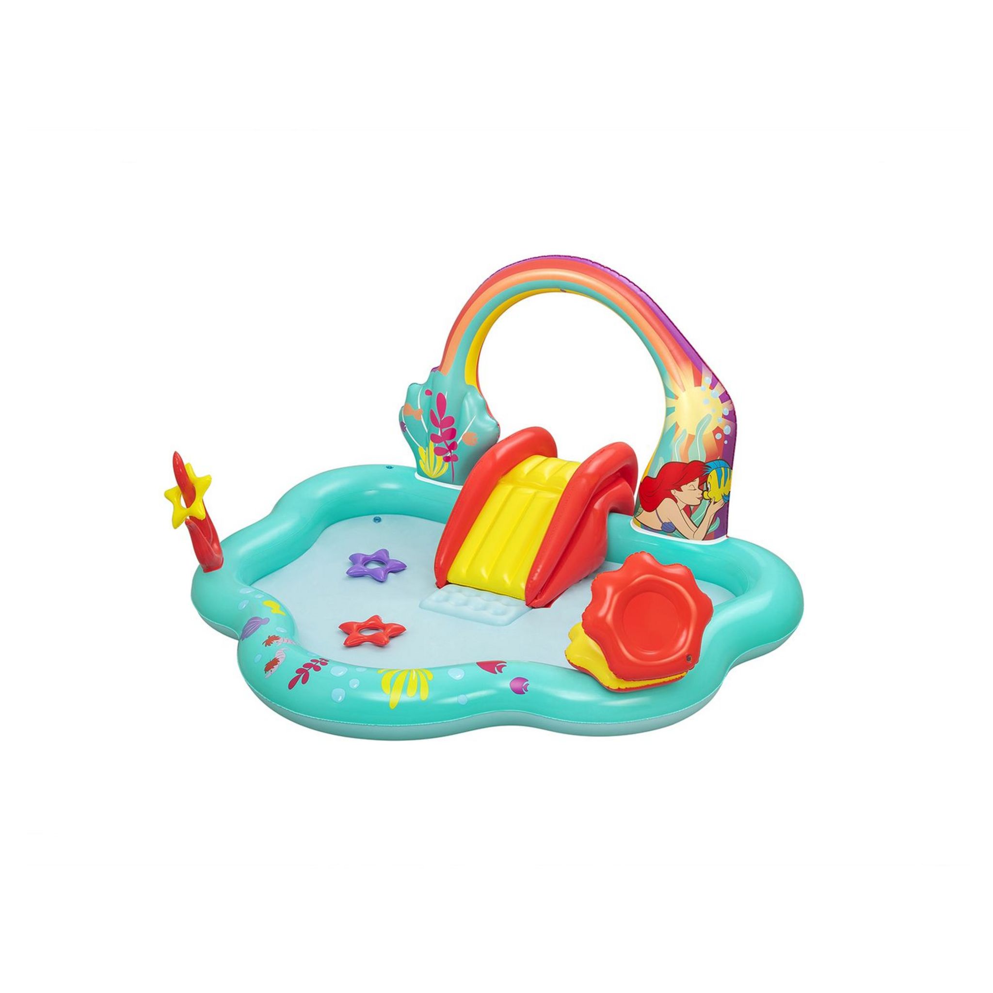 Voir la diapositive 1 : BESTWAY Centre de jeu Petite sirène Disney