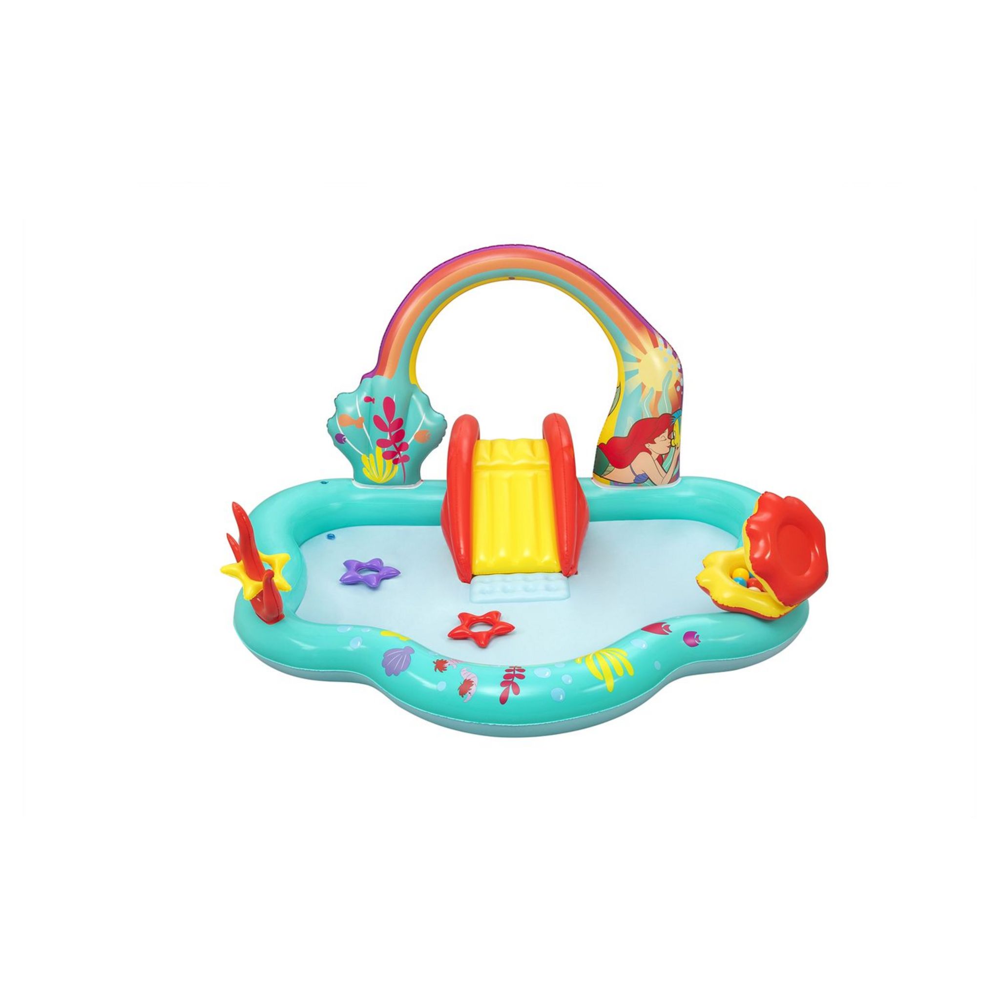 Voir la diapositive 2 : BESTWAY Centre de jeu Petite sirène Disney