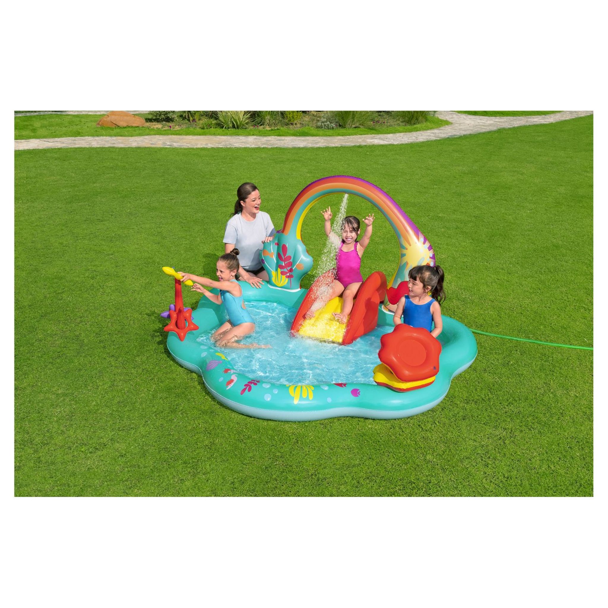 Voir la diapositive 4 : BESTWAY Centre de jeu Petite sirène Disney