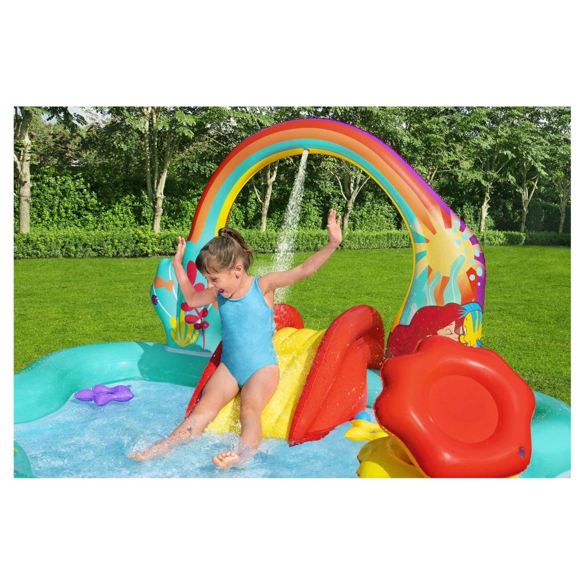 Voir la diapositive 5 : BESTWAY Centre de jeu Petite sirène Disney