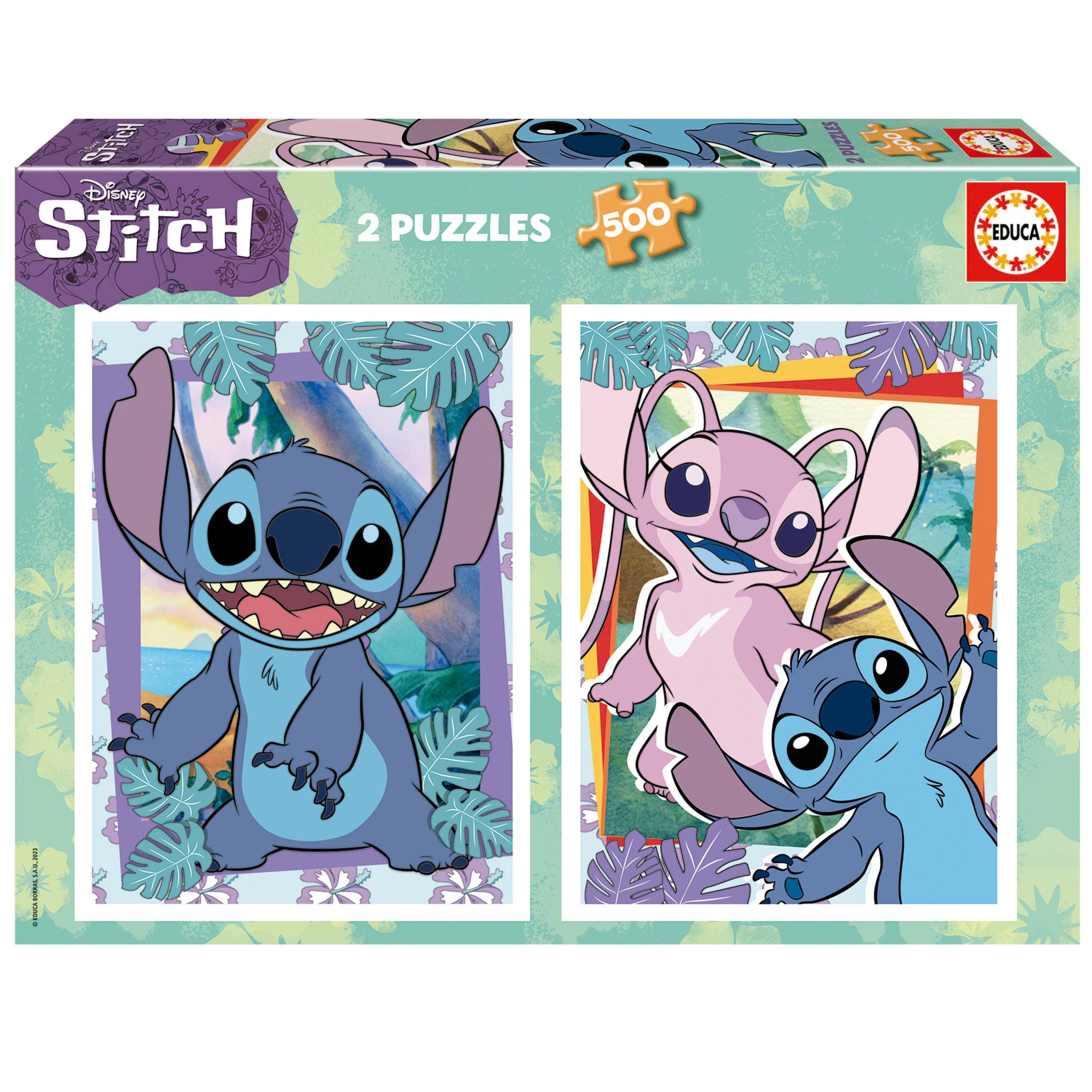 EDUCA Puzzle 2x500 pièces Stitch