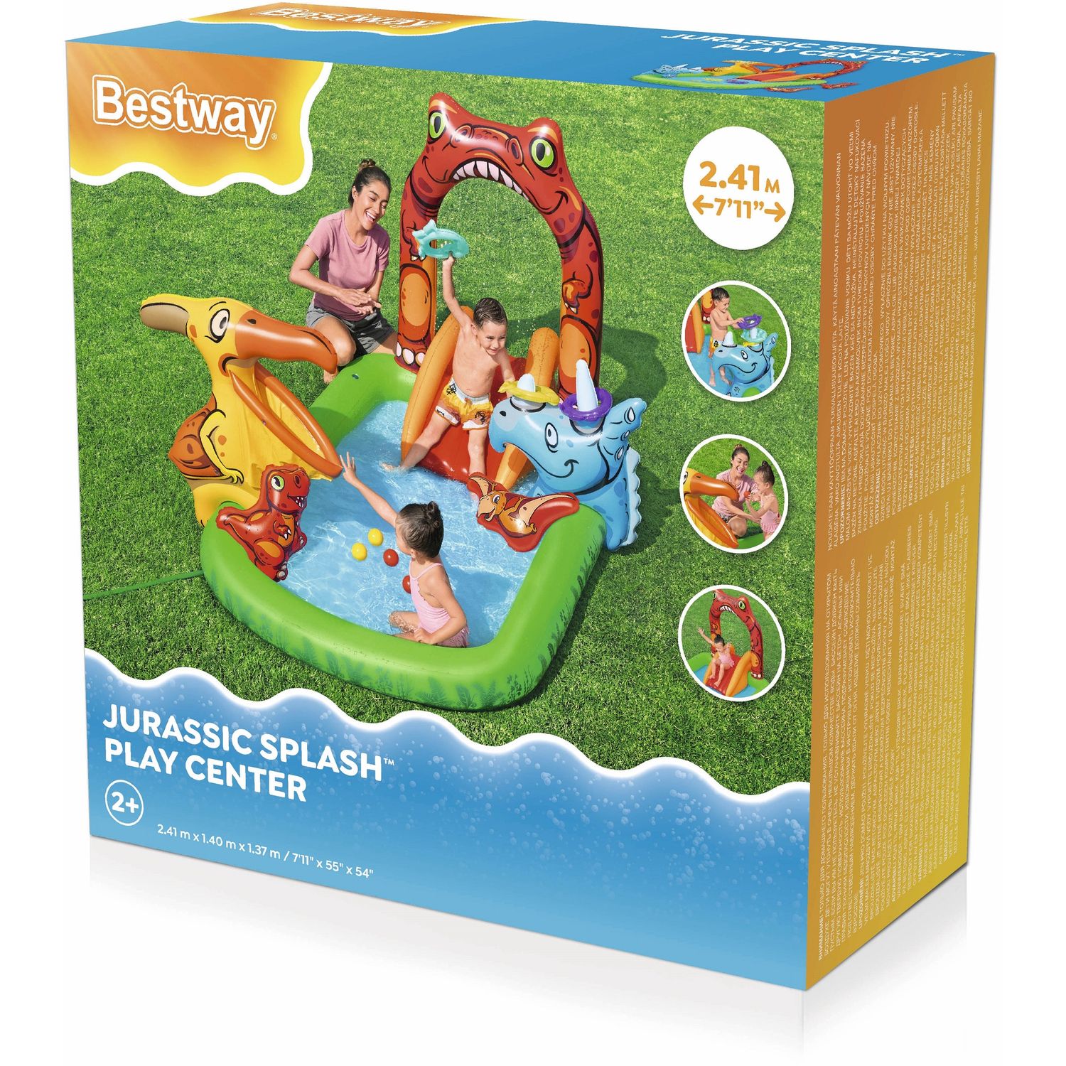 Voir la diapositive 2 : BESTWAY Centre de jeu Jurassic