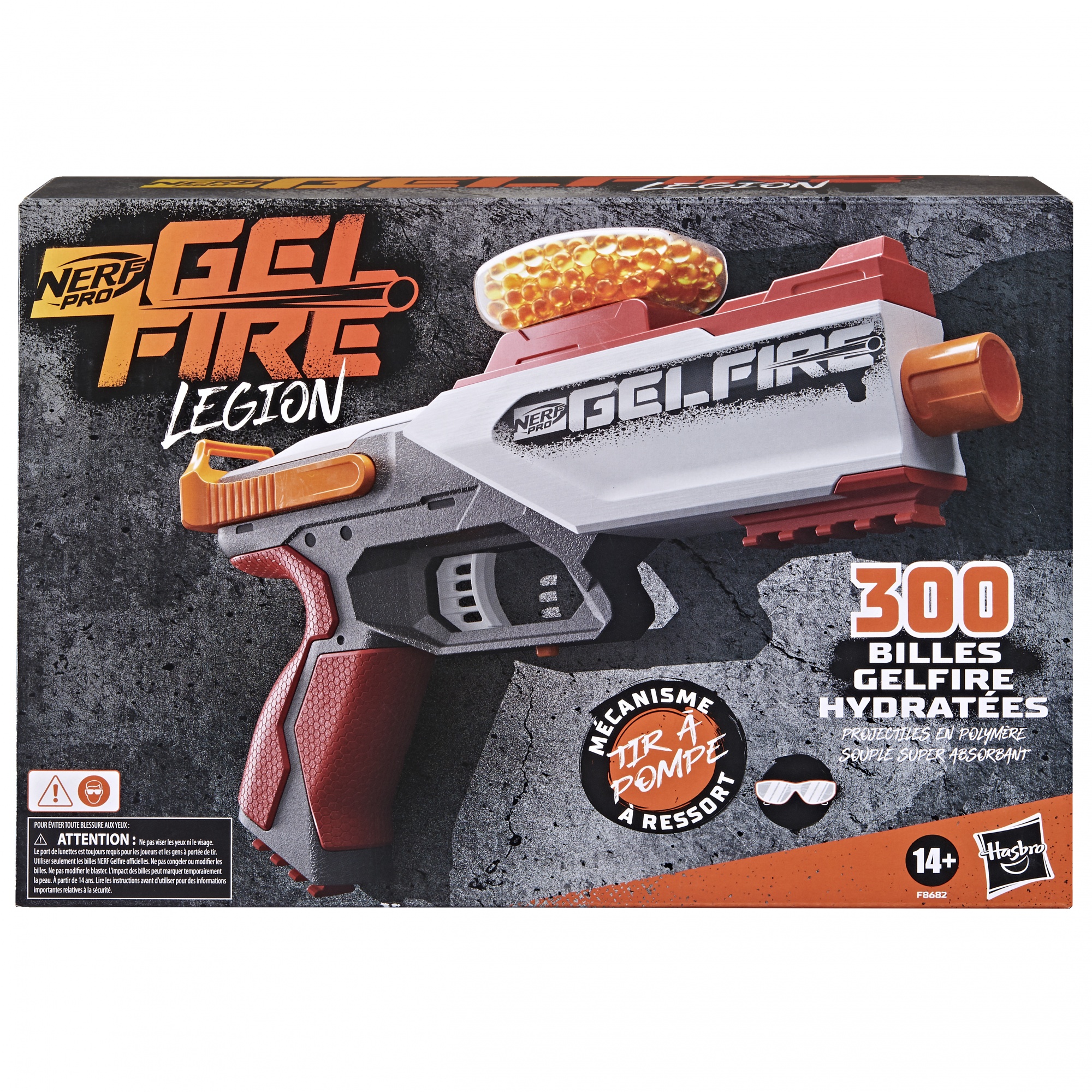 Voir la diapositive 2 : HASBRO Blaster NERF Pro GelFire Legion