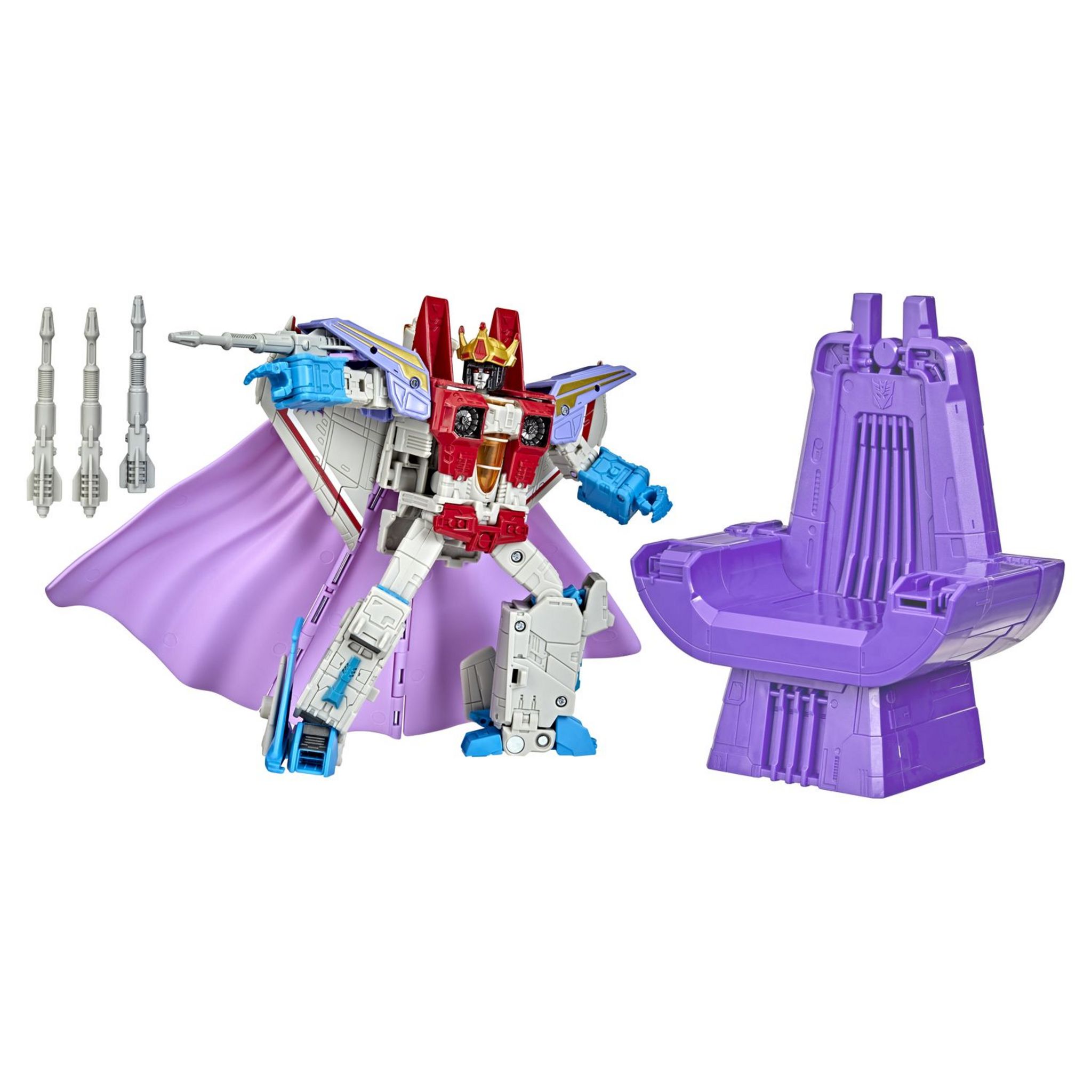 Voir la diapositive 3 : HASBRO Figurine Transformers Coronation Star Scream 86-12