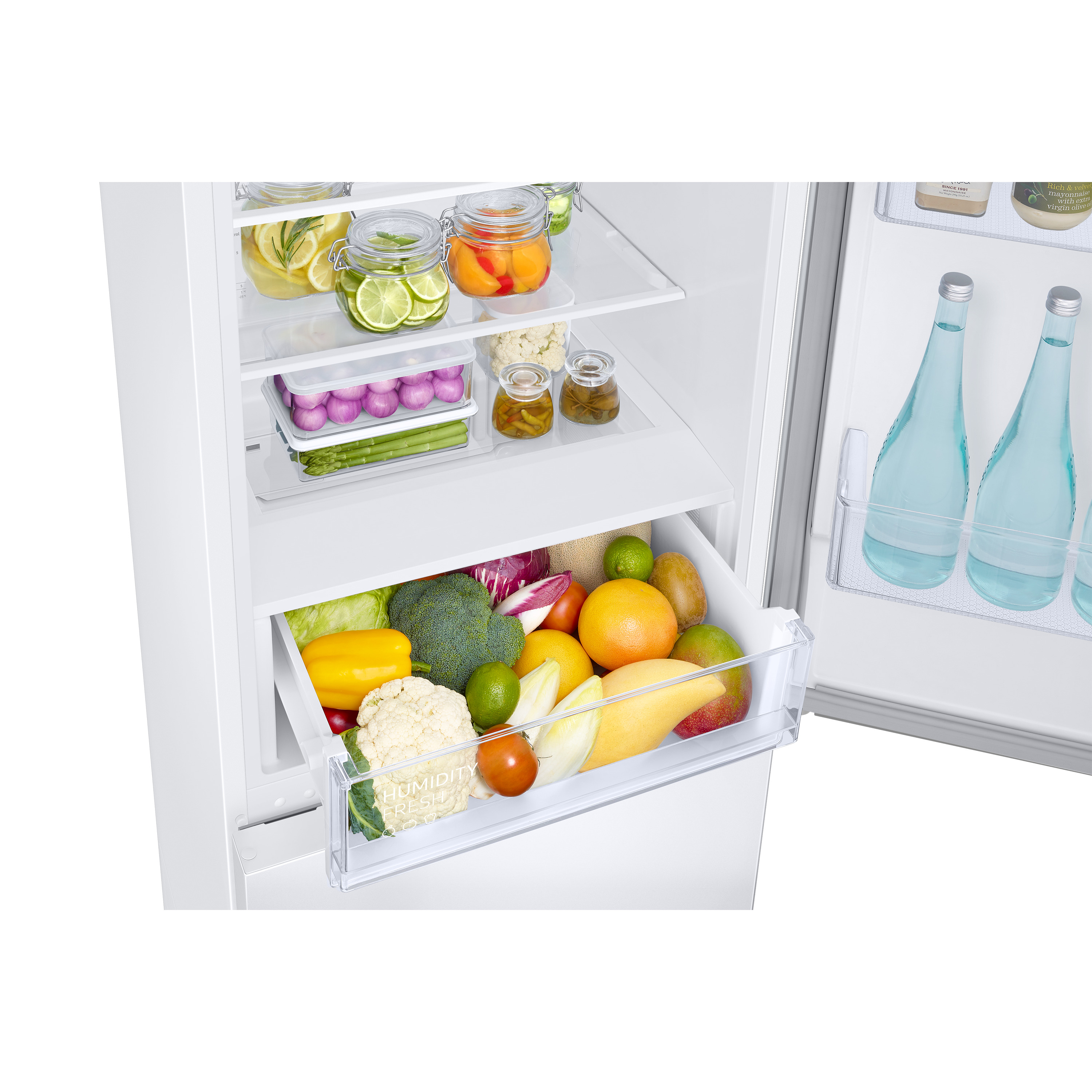 Voir la diapositive 7 : SAMSUNG Réfrigérateur combiné RB33B612EWW, 334 L, Froid ventilé No Frost, E