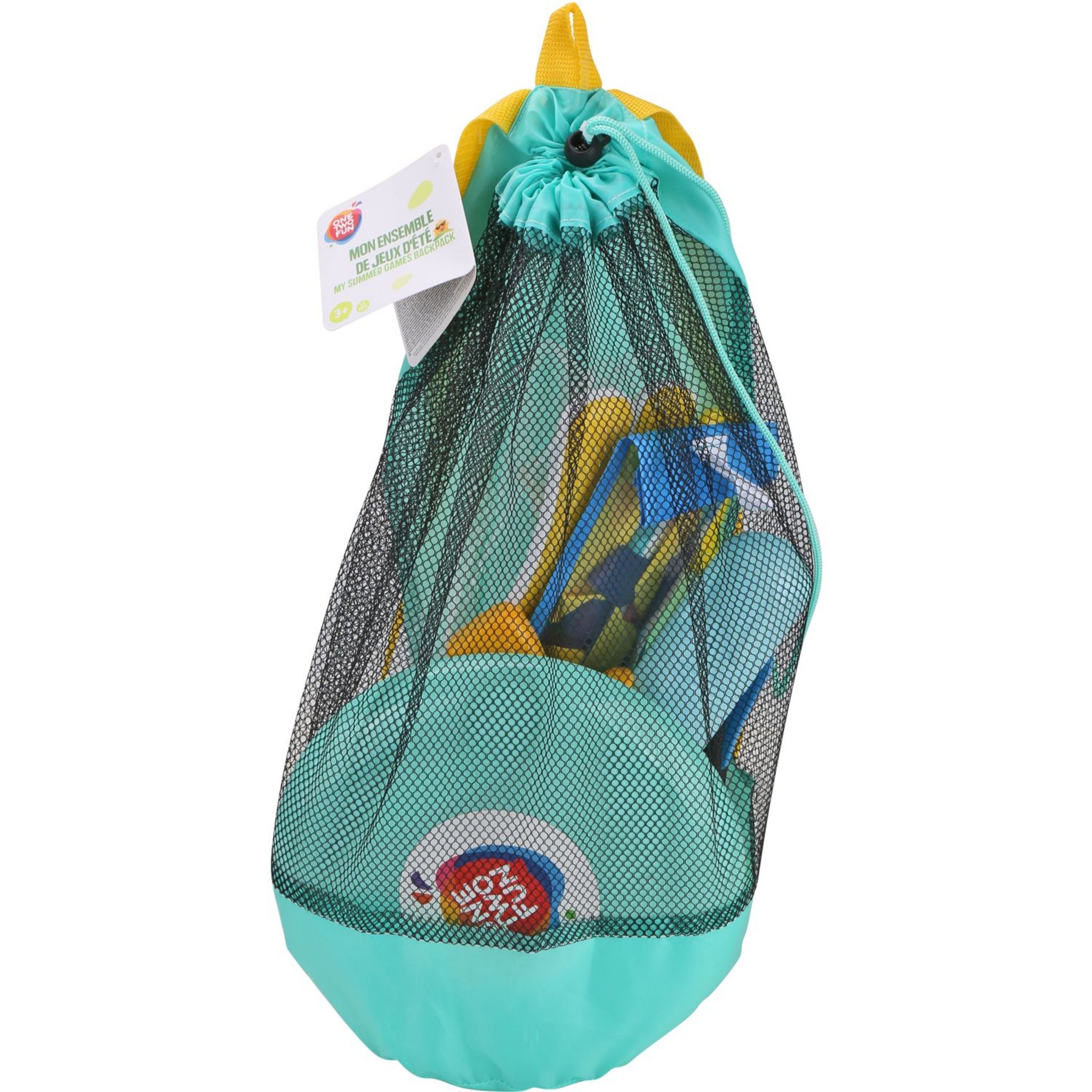 Voir la diapositive 2 : ONE TWO FUN Sac à dos Set de Jeu d'été