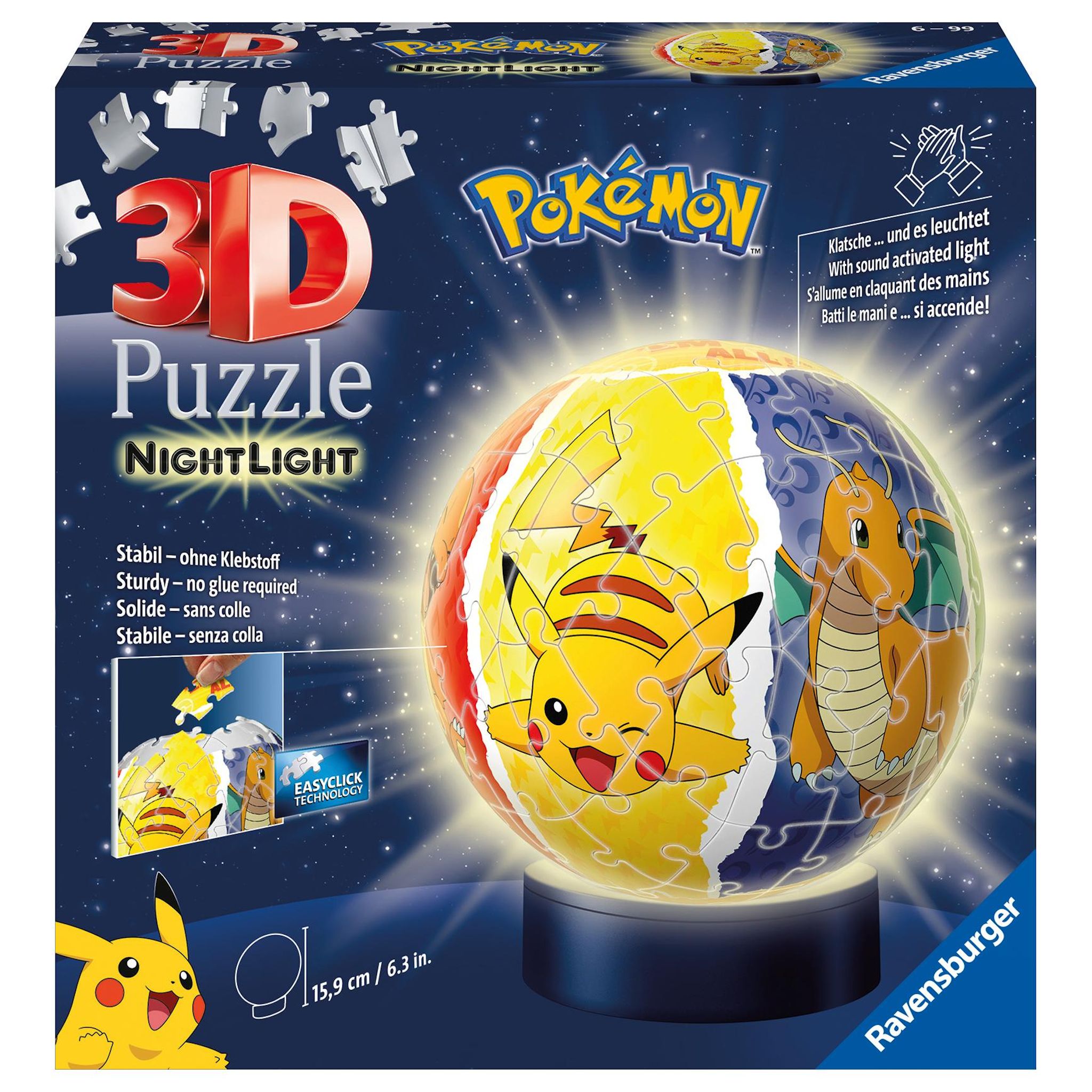 RAVENSBURGER Puzzle 3D Balls Illuminé 72 pièces
