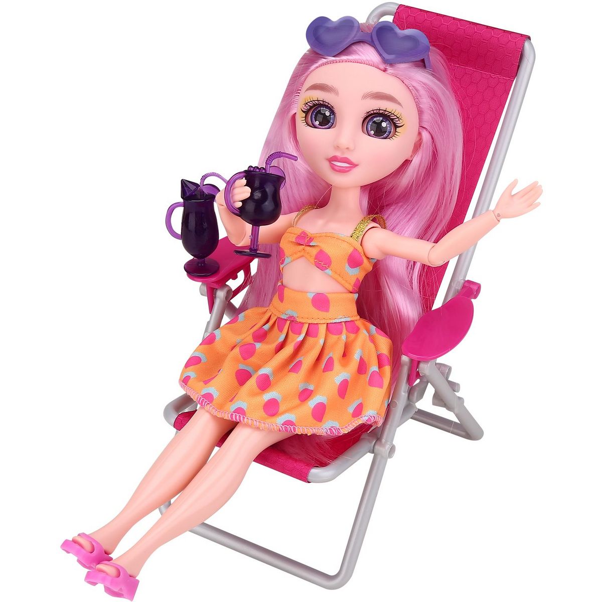 ONE TWO FUN Poupée Glam Squad Diva d'été