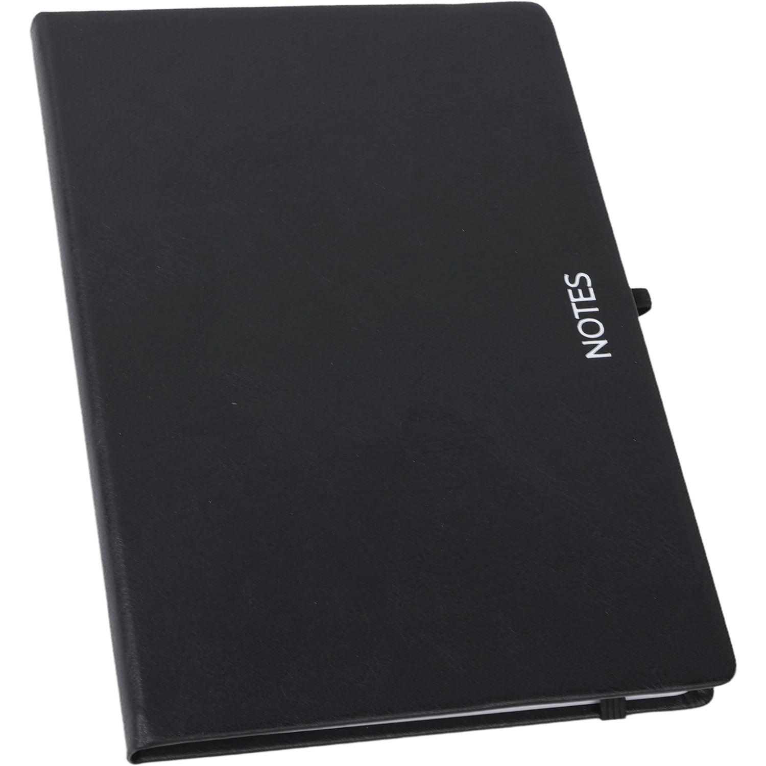 Voir la diapositive 4 : AUCHAN Carnet A5 96 pages couverture noir
